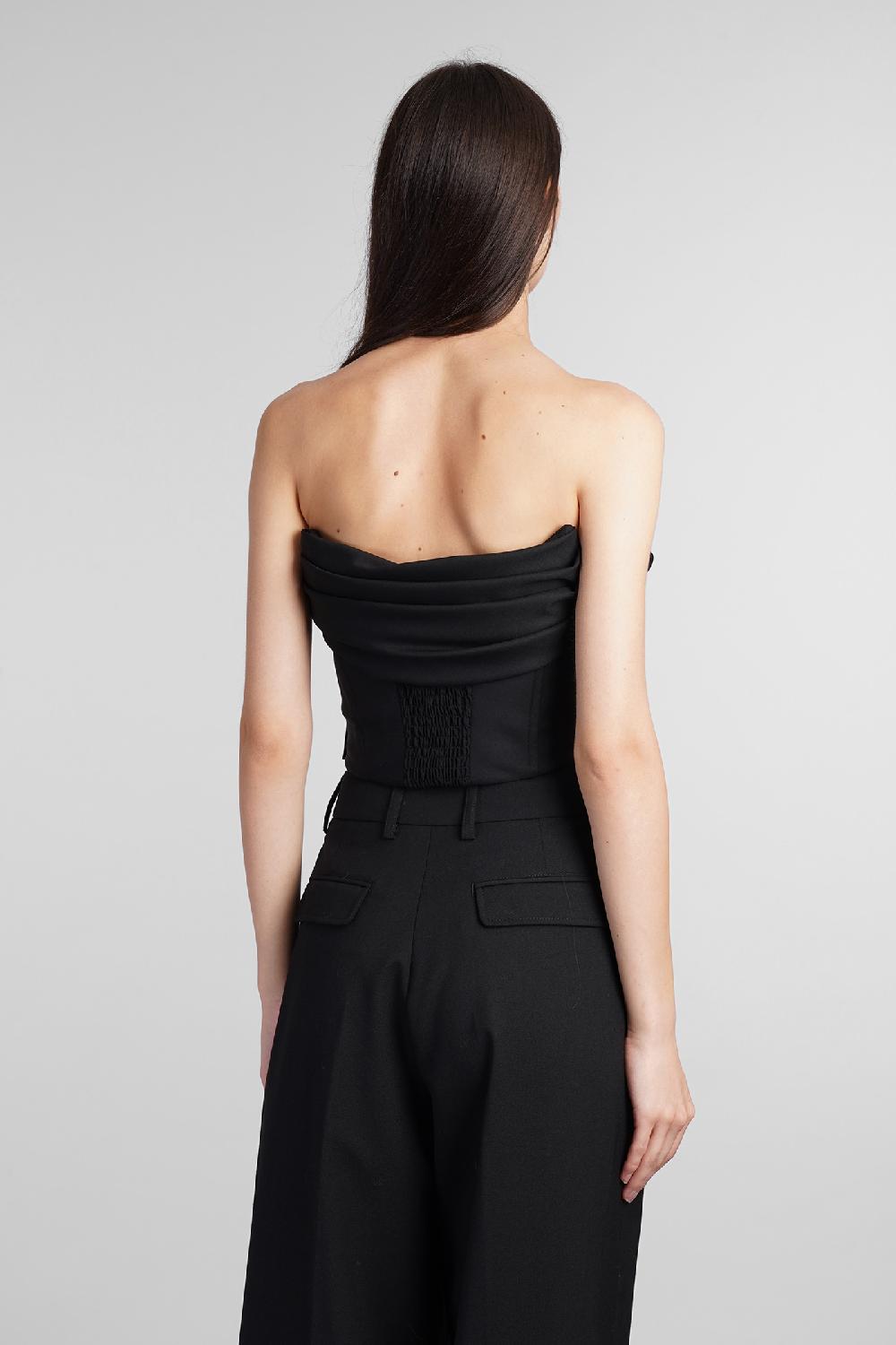 Deliberti Giuseppe di Morabito Topwear in lana nera cod. 409036 - Deliberti The Luxury Shopping Cyber Monday