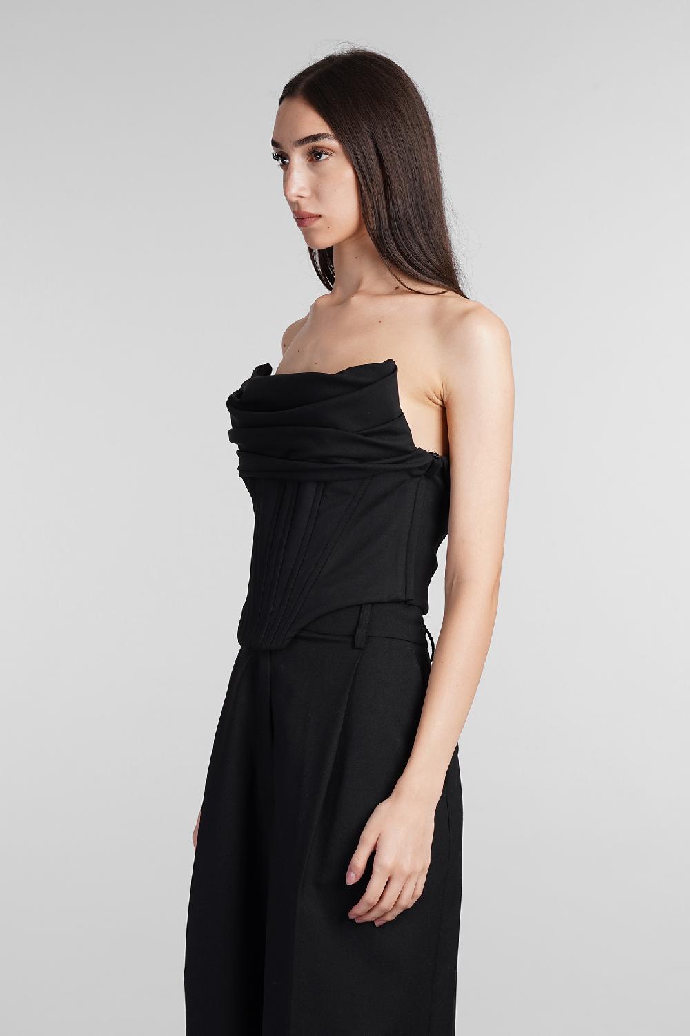 Deliberti Giuseppe di Morabito Topwear in lana nera cod. 409036 - Deliberti The Luxury Shopping Cyber Monday