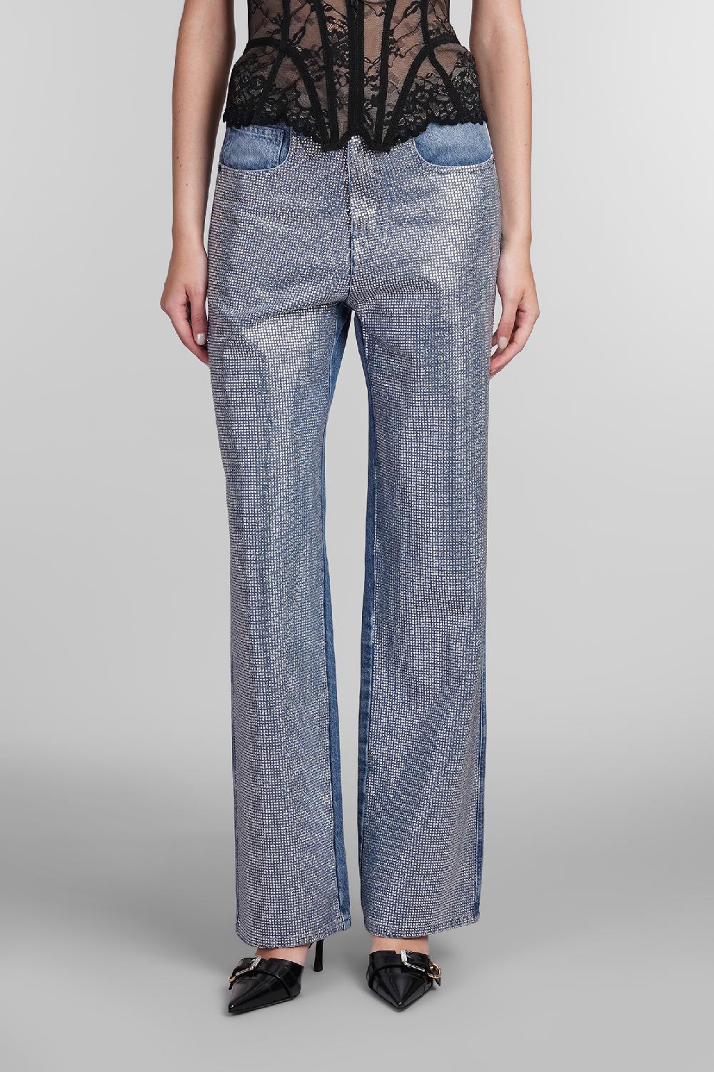 Deliberti Giuseppe di Morabito Jeans in cotone blu cod. 405141 - Deliberti The Luxury Shopping Offerta natalizia