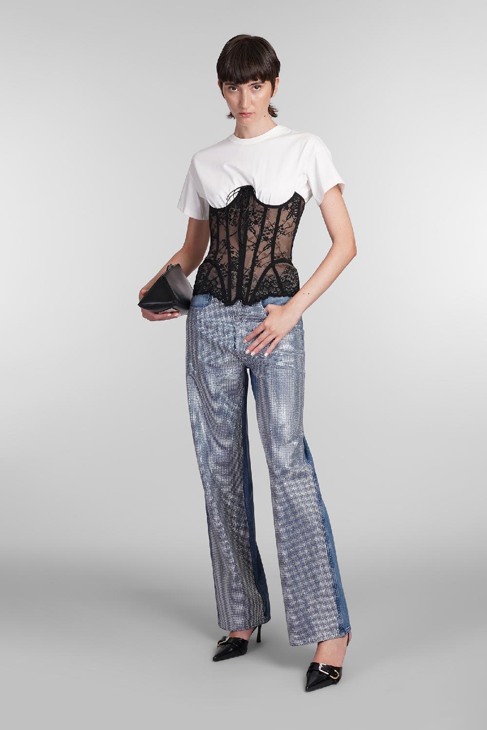 Deliberti Giuseppe di Morabito Jeans in cotone blu cod. 405141 - Deliberti The Luxury Shopping Offerta natalizia