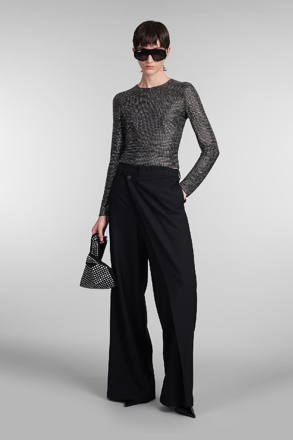 Deliberti Giuseppe di Morabito Topwear in poliammide nera cod. 406610 - Deliberti The Luxury Shopping Smaltimento dello stoccaggio
