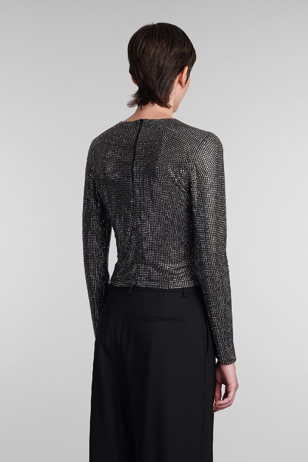 Deliberti Giuseppe di Morabito Topwear in poliammide nera cod. 406610 - Deliberti The Luxury Shopping Smaltimento dello stoccaggio