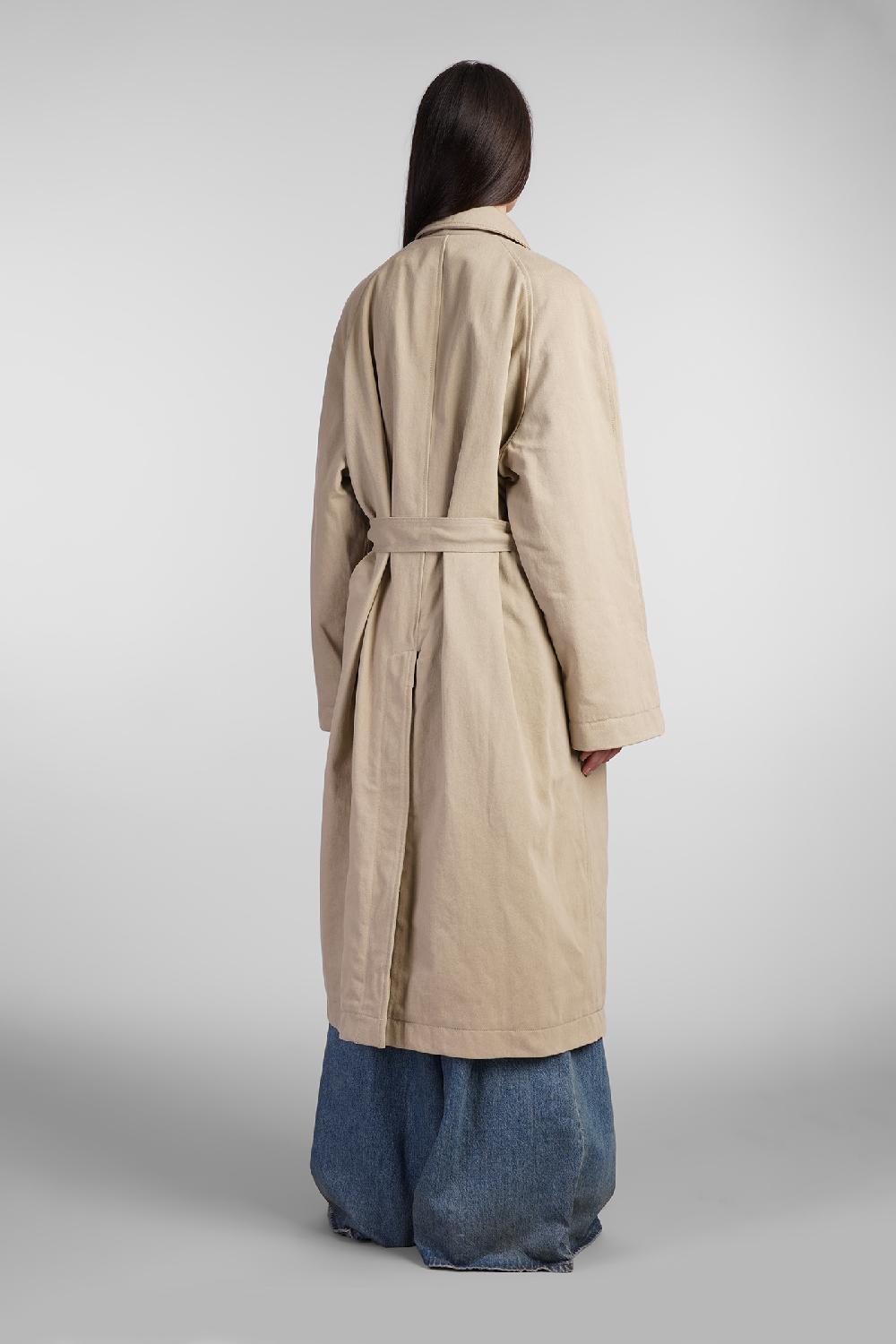 Deliberti Haikure Trench thatcher bull ley in cotone beige cod. 404648 - Deliberti The Luxury Shopping Offerta migliore
