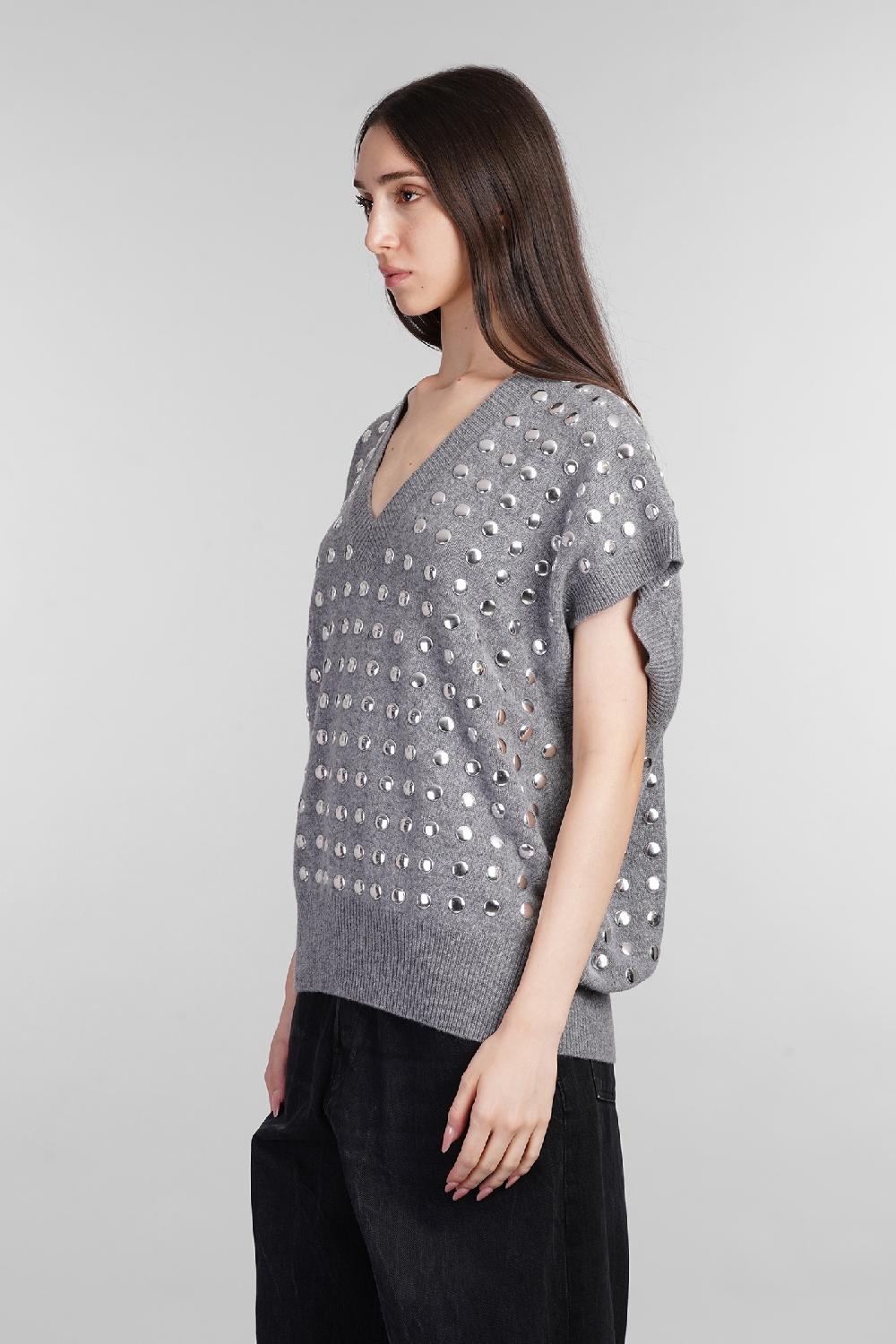 Deliberti Haikure Gilet geri in lana grigia cod. 404649 - Deliberti The Luxury Shopping Latest fashion