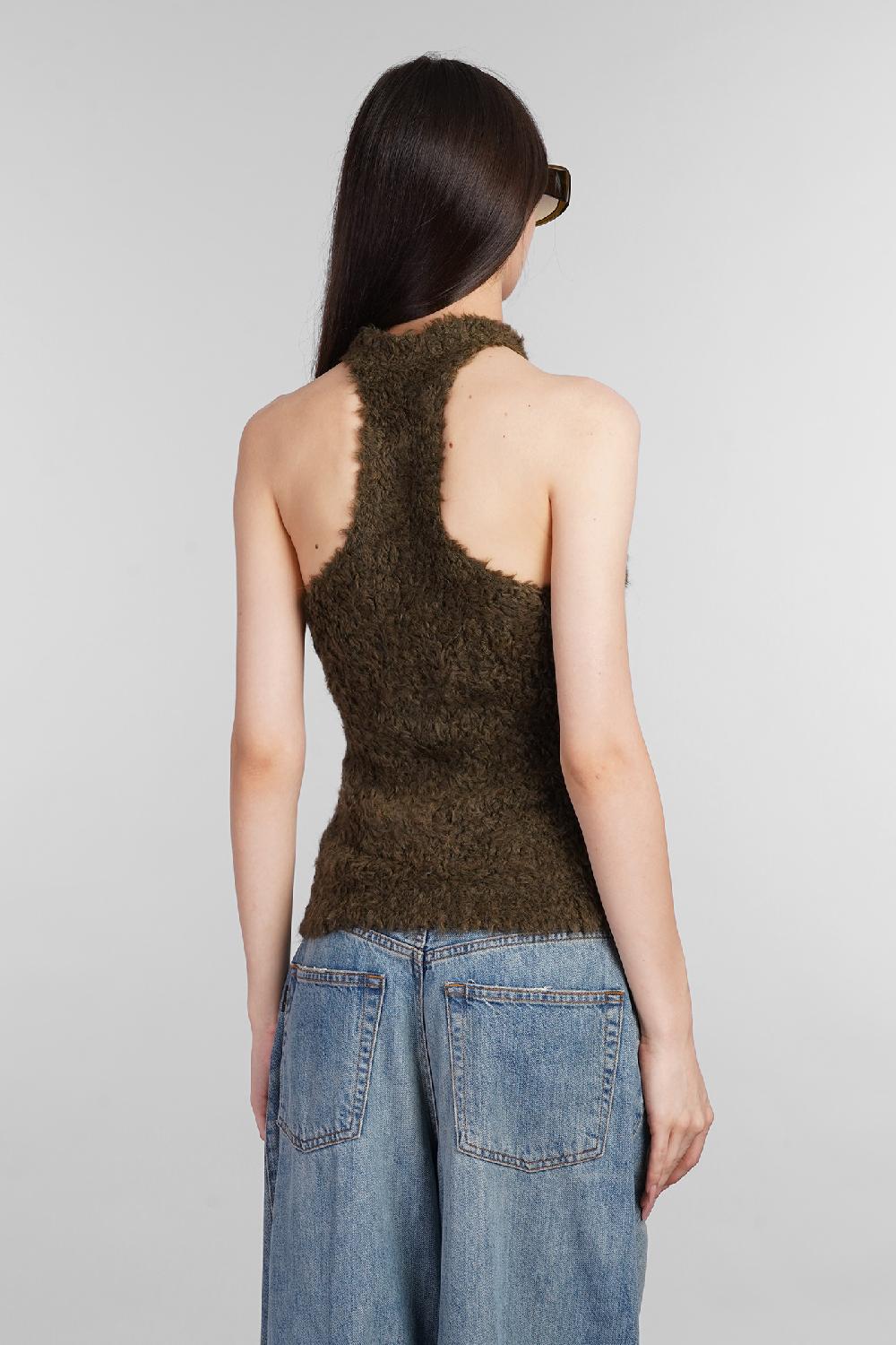 Deliberti Haikure Topwear lilly in acrilico verde cod. 404655 - Deliberti The Luxury Shopping Nuovi prodotti