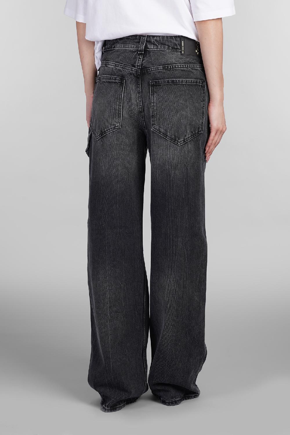 Deliberti Haikure Jeans winona in cotone nero cod. 403607 - Deliberti The Luxury Shopping Liquidazione