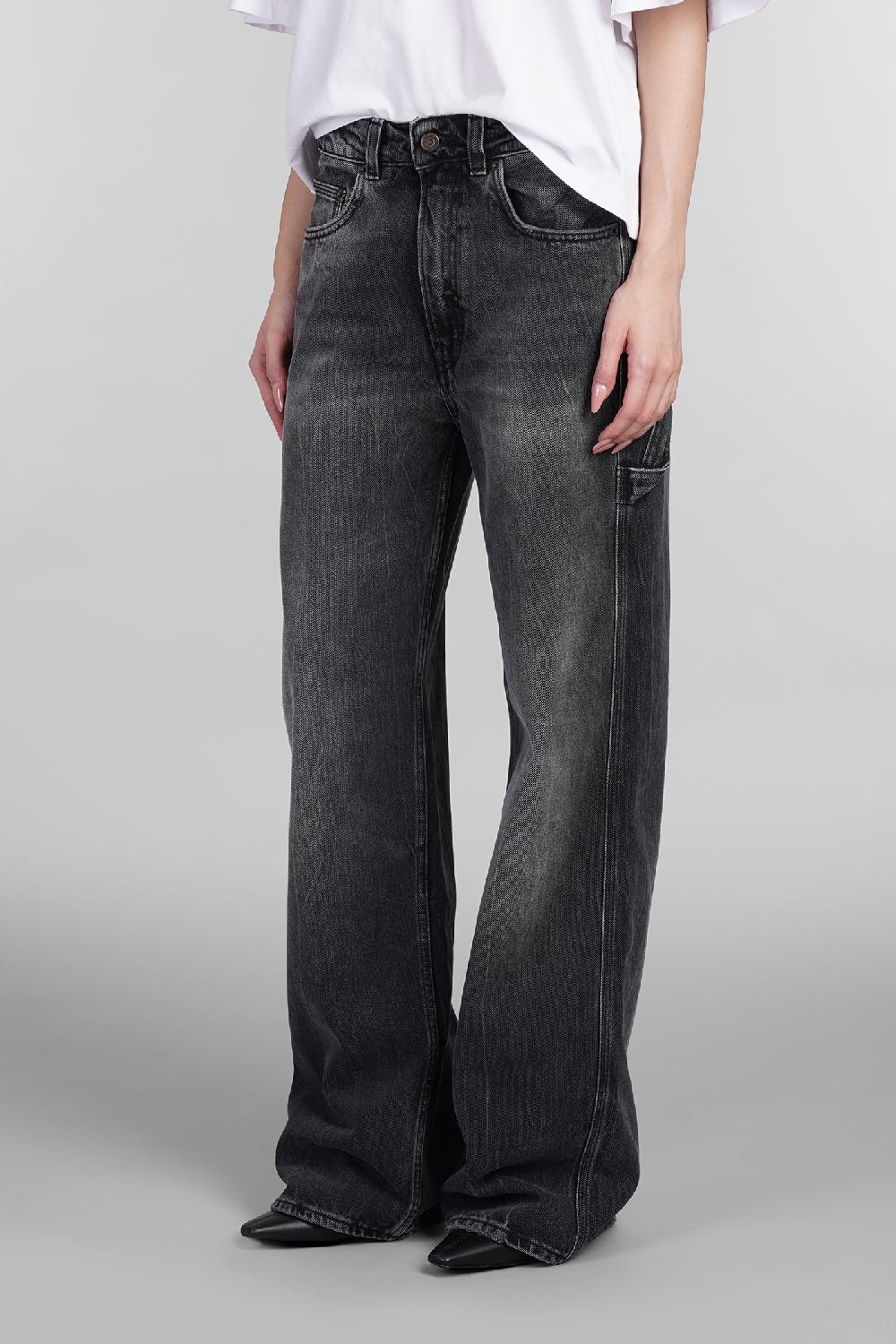 Deliberti Haikure Jeans winona in cotone nero cod. 403607 - Deliberti The Luxury Shopping Liquidazione