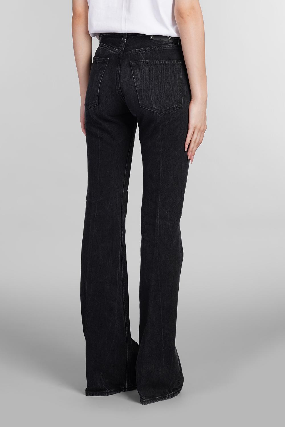 Deliberti Haikure Jeans flora in cotone nero cod. 403610 - Deliberti The Luxury Shopping Offerte giornaliere