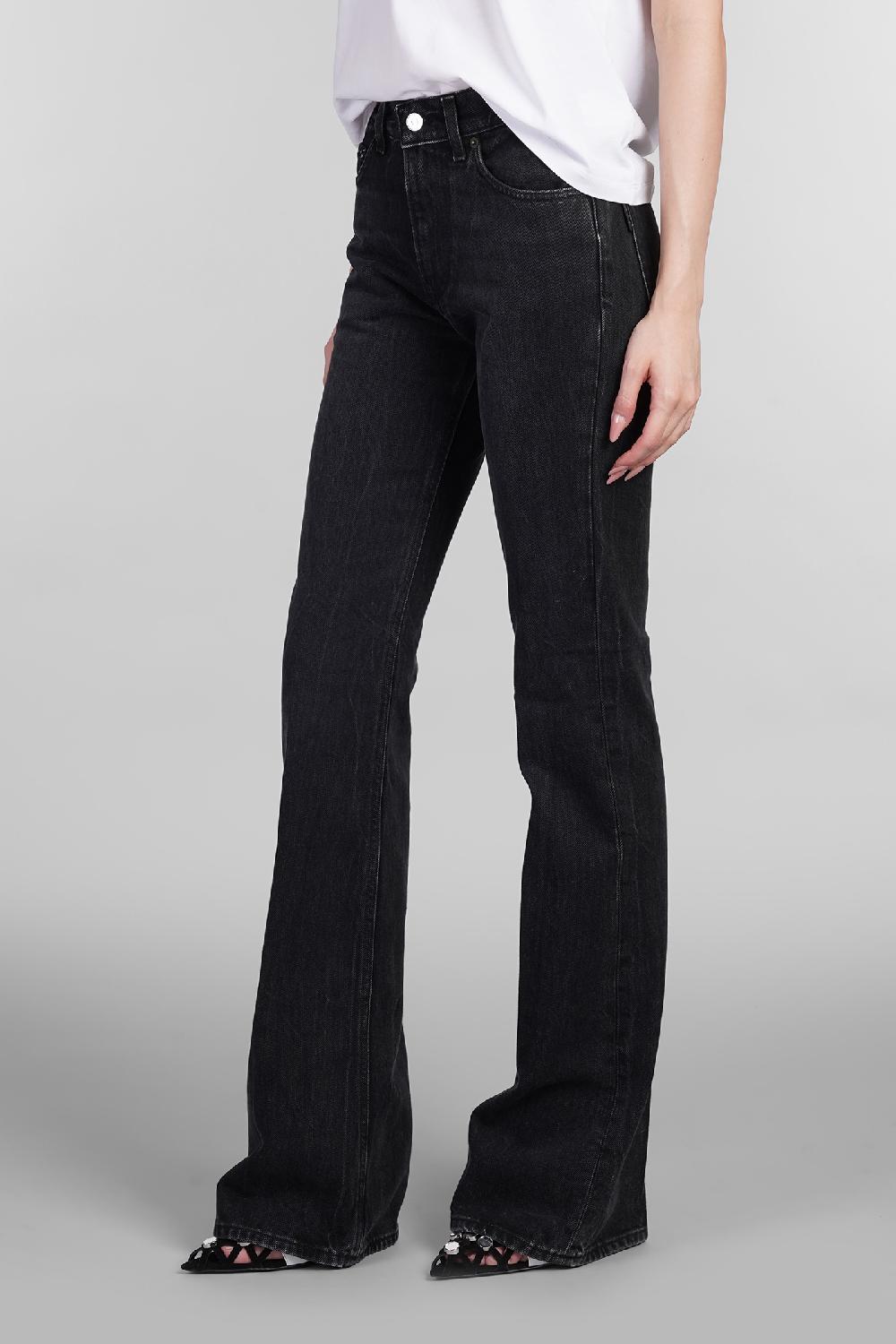 Deliberti Haikure Jeans flora in cotone nero cod. 403610 - Deliberti The Luxury Shopping Offerte giornaliere
