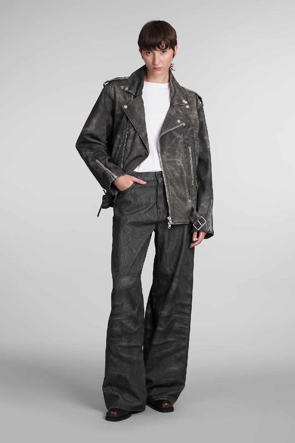 Deliberti Haikure Giacca biker kay in cotone grigio cod. 405104 - Deliberti The Luxury Shopping Offerte speciali