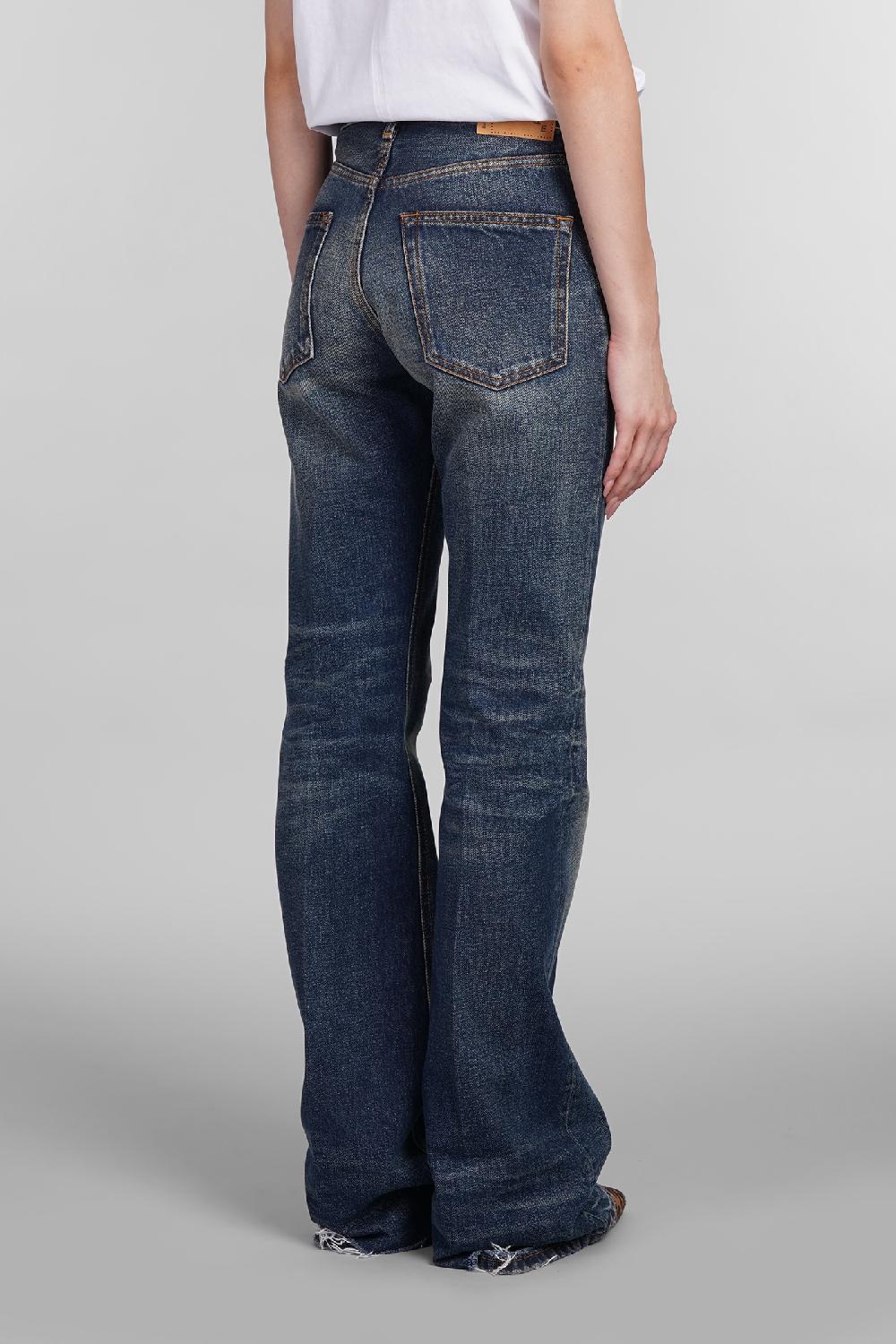 Deliberti Haikure Jeans flora in cotone blu cod. 403611 - Deliberti The Luxury Shopping Enormi risparmi