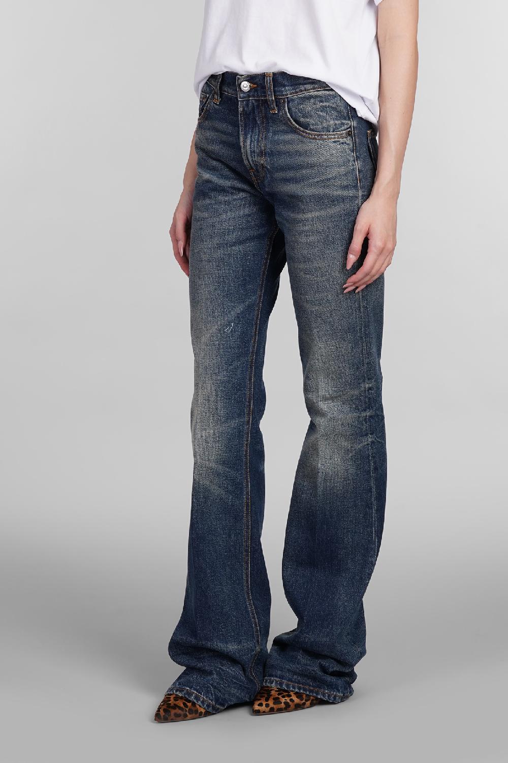 Deliberti Haikure Jeans flora in cotone blu cod. 403611 - Deliberti The Luxury Shopping Enormi risparmi