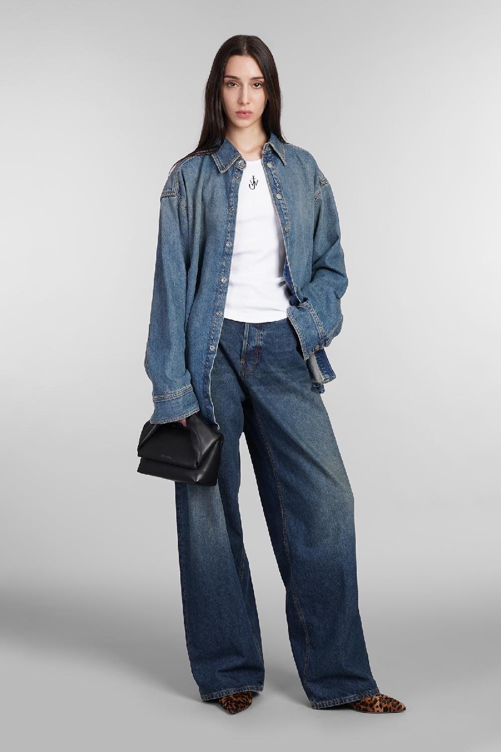 Deliberti Haikure Jeans bethany in cotone blu cod. 403612 - Deliberti The Luxury Shopping Prezzo basso