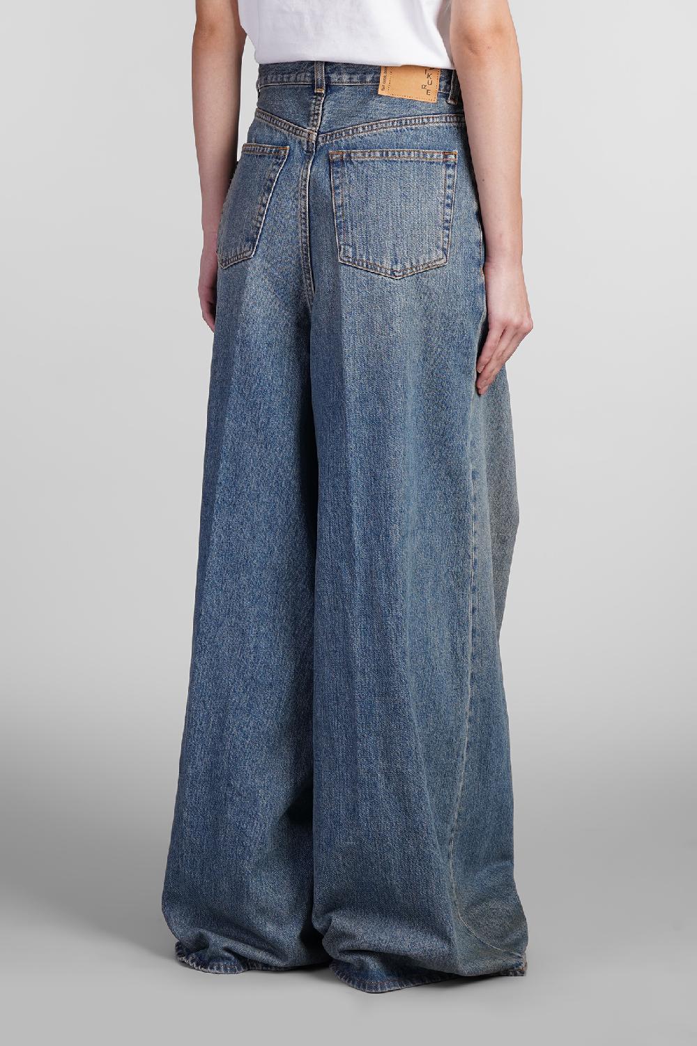 Deliberti Haikure Jeans big bethany in cotone blu cod. 403615 - Deliberti The Luxury Shopping Ritorno libero