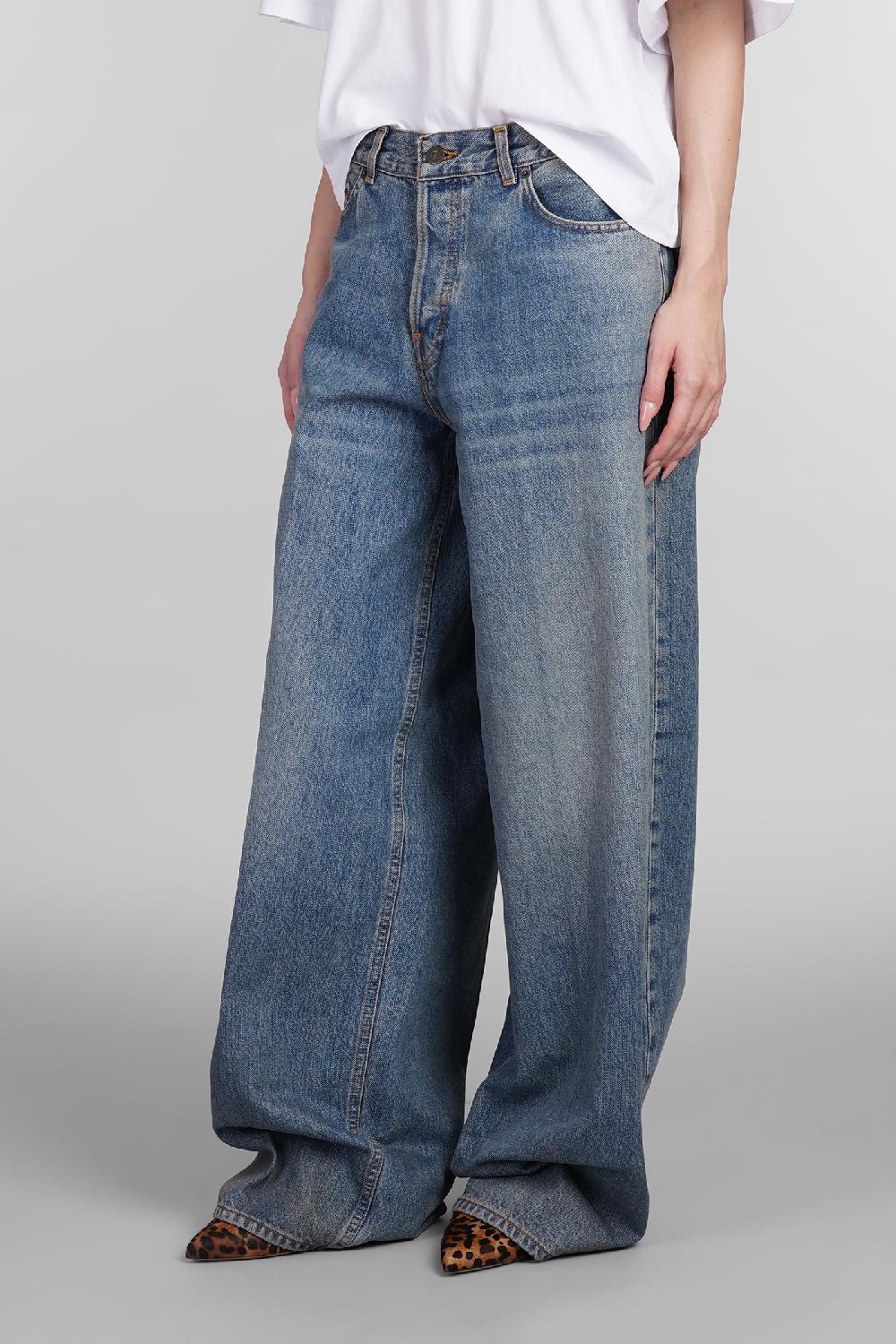 Deliberti Haikure Jeans bethany in cotone blu cod. 403616 - Deliberti The Luxury Shopping Rilascio limitato