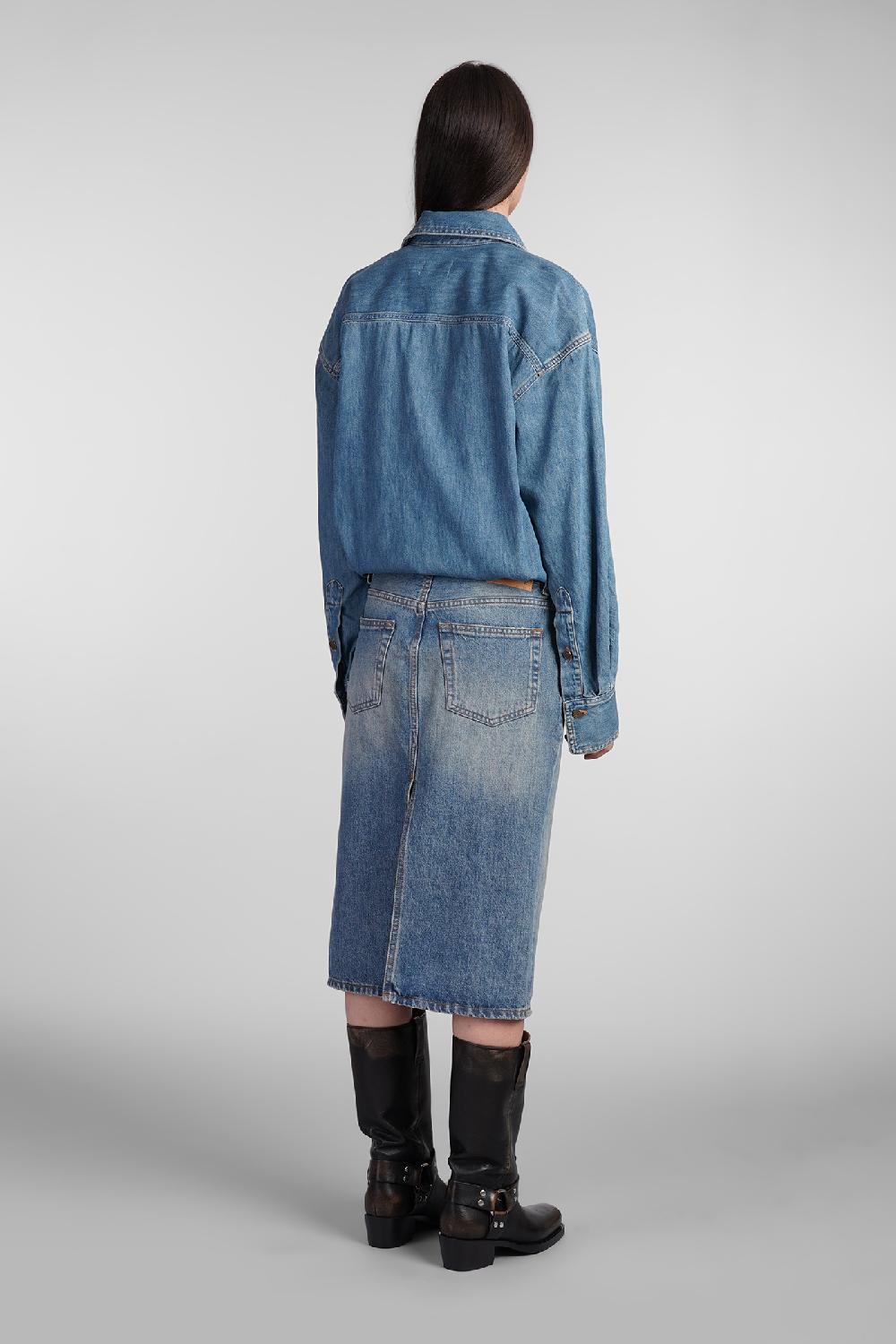 Deliberti Haikure Abito joelle in cotone blu cod. 403621 - Deliberti The Luxury Shopping Ultimi due giorni