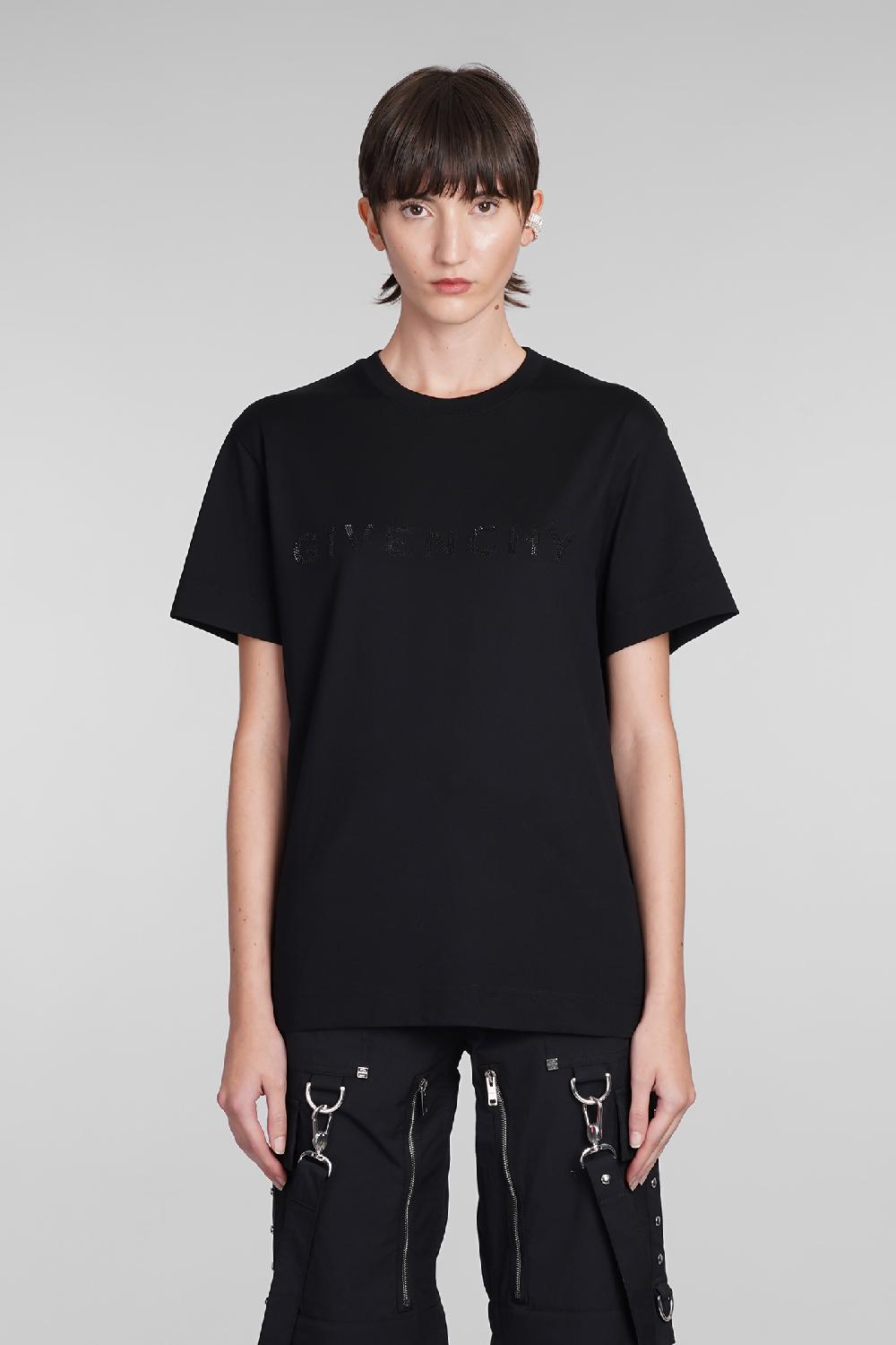 Deliberti Givenchy T-shirt in cotone nero cod. 384404 - Deliberti The Luxury Shopping Promozione temporanea