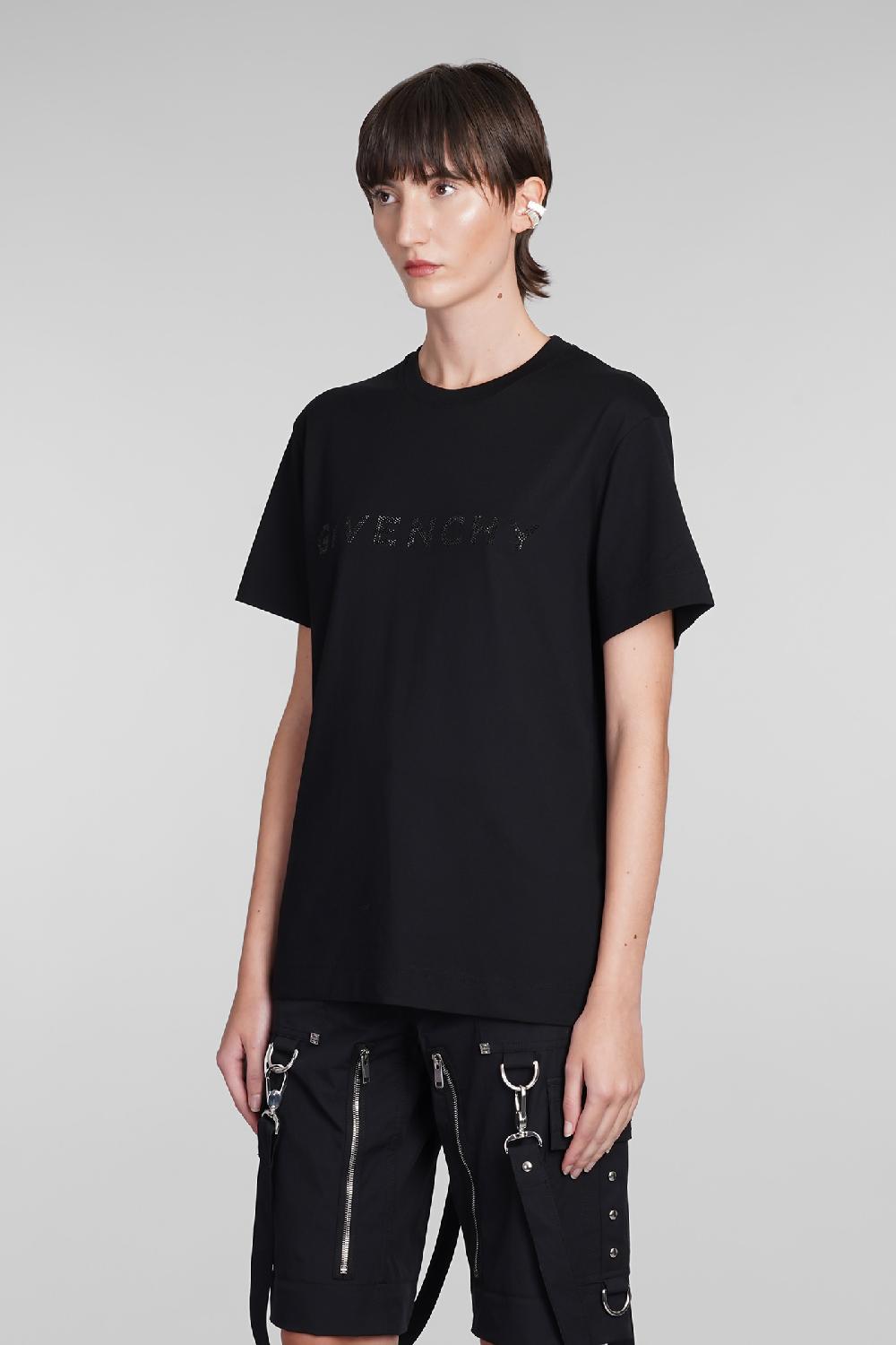 Deliberti Givenchy T-shirt in cotone nero cod. 384404 - Deliberti The Luxury Shopping Promozione temporanea