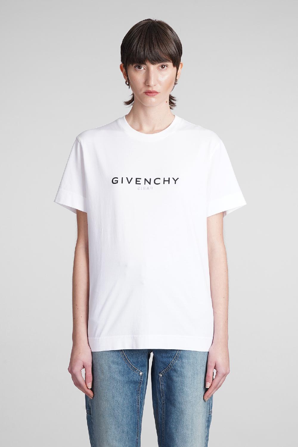 Deliberti Givenchy T-shirt in cotone bianco cod. 392593 - Deliberti The Luxury Shopping Fino al 50% di sconto