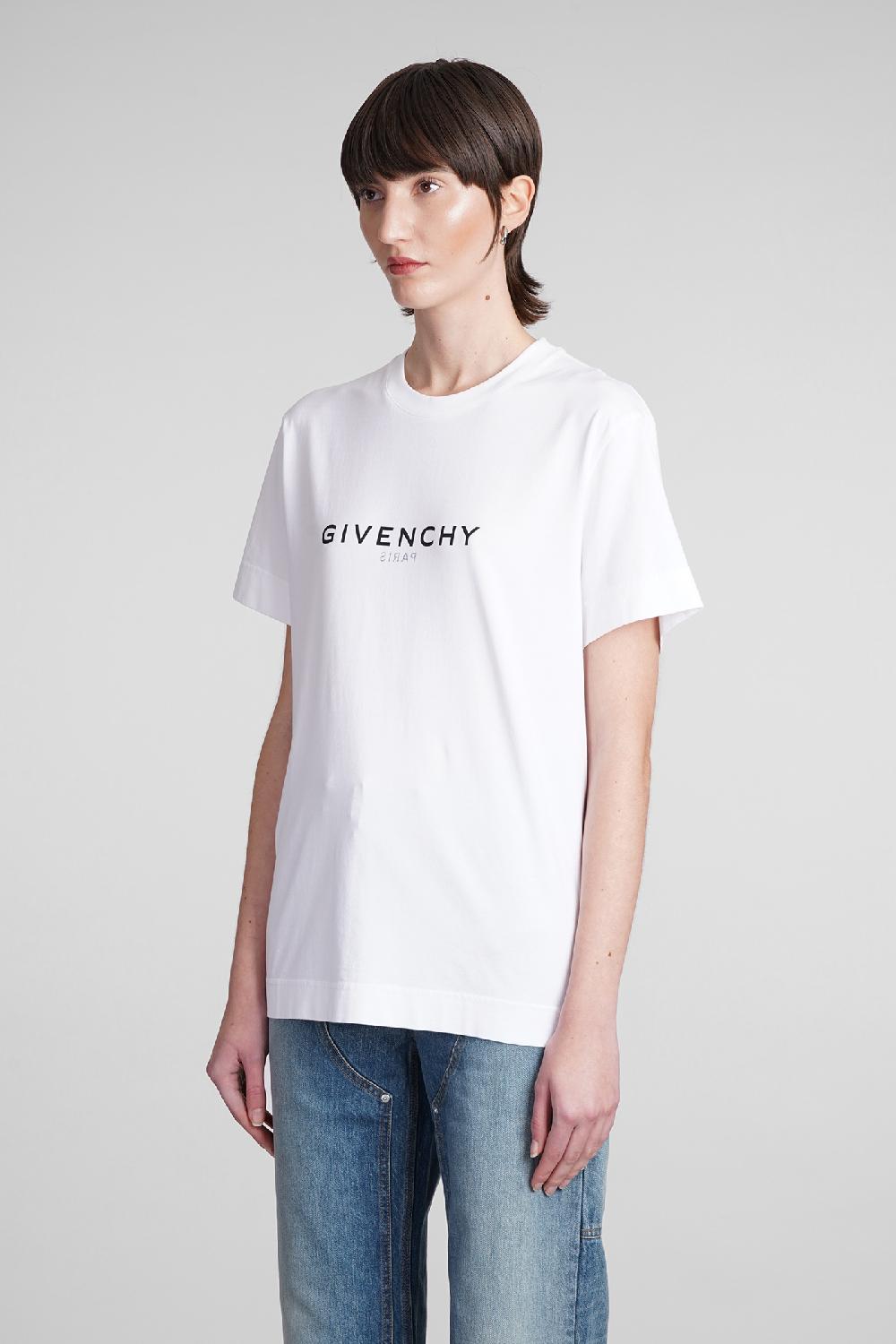 Deliberti Givenchy T-shirt in cotone bianco cod. 392593 - Deliberti The Luxury Shopping Fino al 50% di sconto