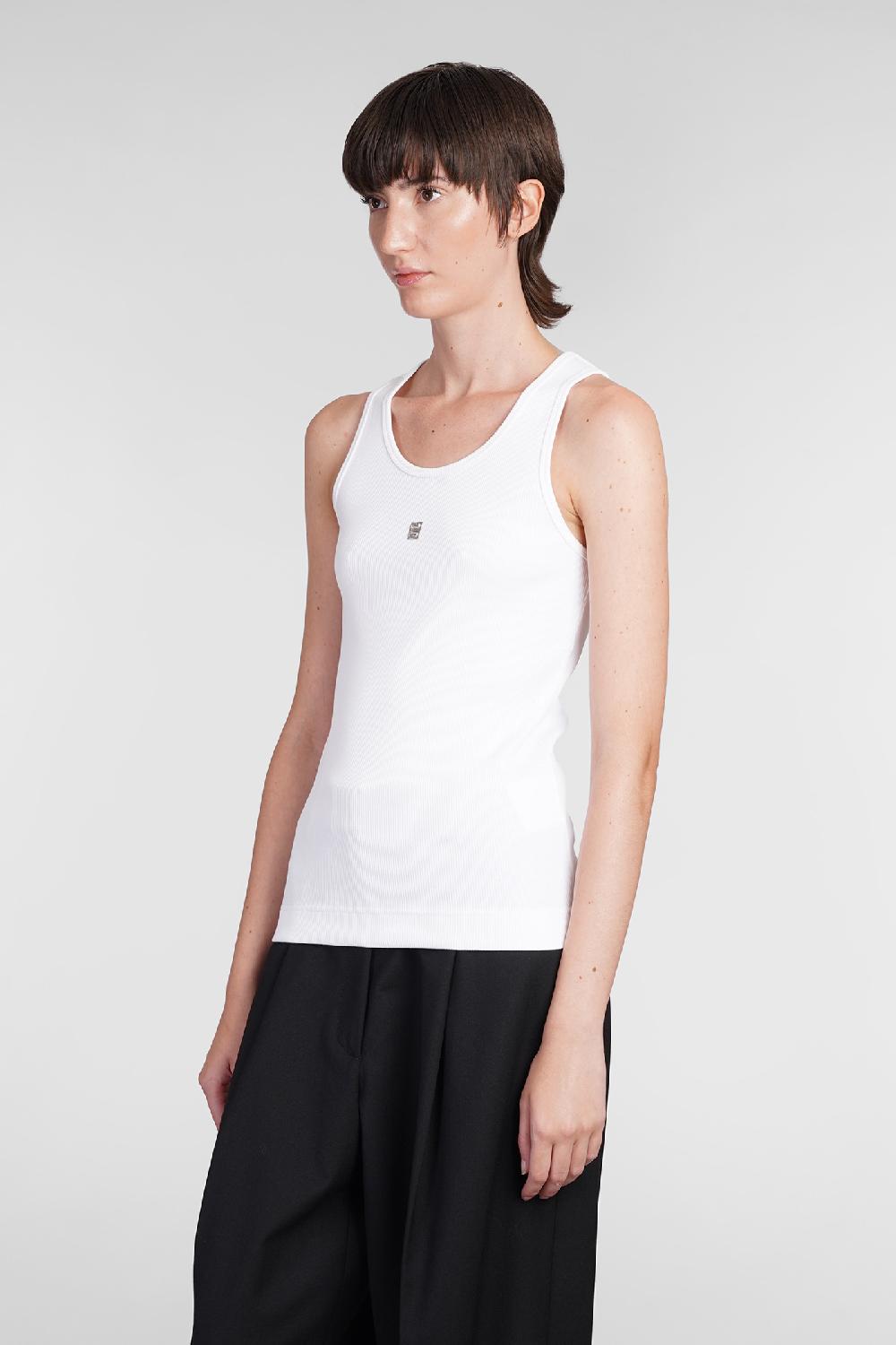 Deliberti Givenchy Canotta in cotone bianco cod. 392827 - Deliberti The Luxury Shopping Fino al 60% di sconto