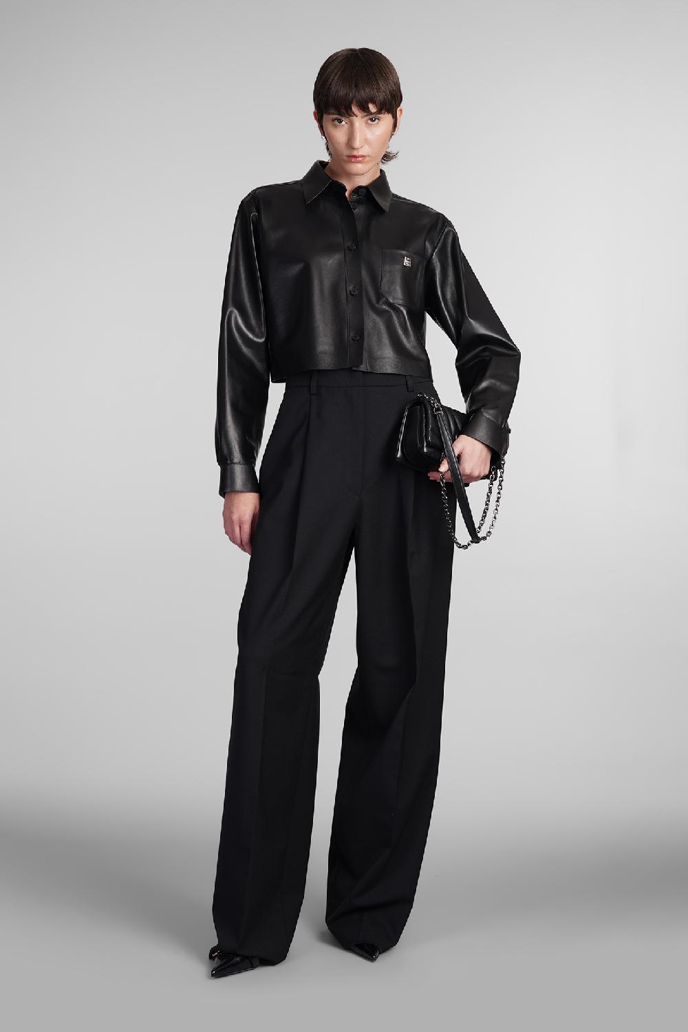Deliberti Givenchy Camicia in pelle nera cod. 406443 - Deliberti The Luxury Shopping Offerta speciale della fabbrica