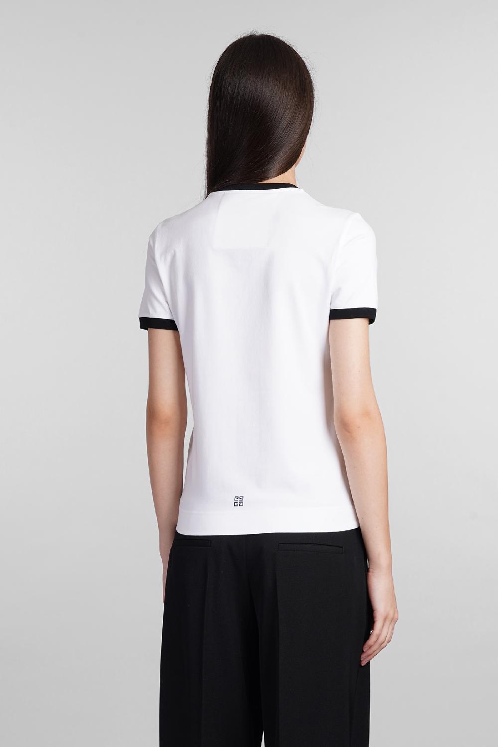Deliberti Givenchy T-shirt in cotone bianco cod. 406445 - Deliberti The Luxury Shopping Fino al 55% di sconto