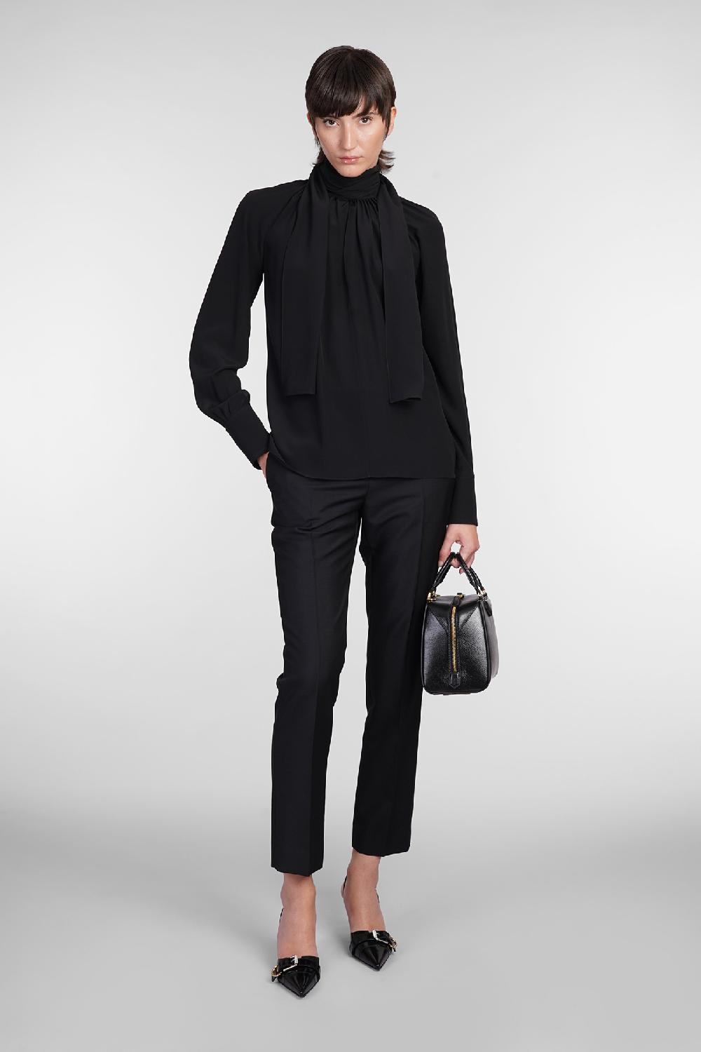 Deliberti Givenchy Blusa in seta nera cod. 406447 - Deliberti The Luxury Shopping Super sconto