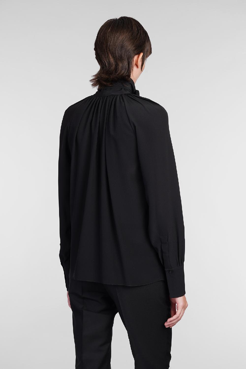 Deliberti Givenchy Blusa in seta nera cod. 406447 - Deliberti The Luxury Shopping Super sconto