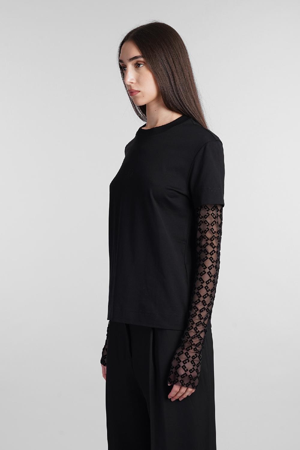 Deliberti Givenchy T-shirt in cotone nero cod. 407446 - Deliberti The Luxury Shopping Enormi sconti
