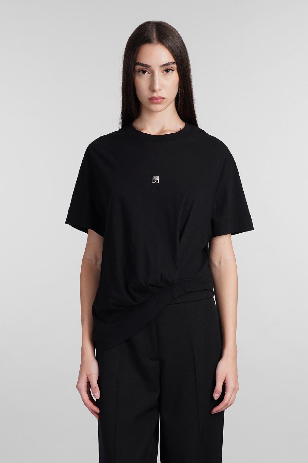 Deliberti Givenchy T-shirt in cotone nero cod. 406449 - Deliberti The Luxury Shopping 50% di sconto con spedizione gratuita