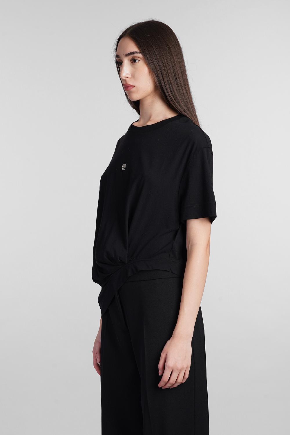 Deliberti Givenchy T-shirt in cotone nero cod. 406449 - Deliberti The Luxury Shopping 50% di sconto con spedizione gratuita