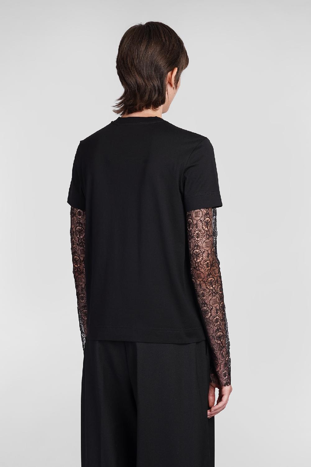 Deliberti Givenchy T-shirt in cotone nero cod. 404608 - Deliberti The Luxury Shopping In vendita
