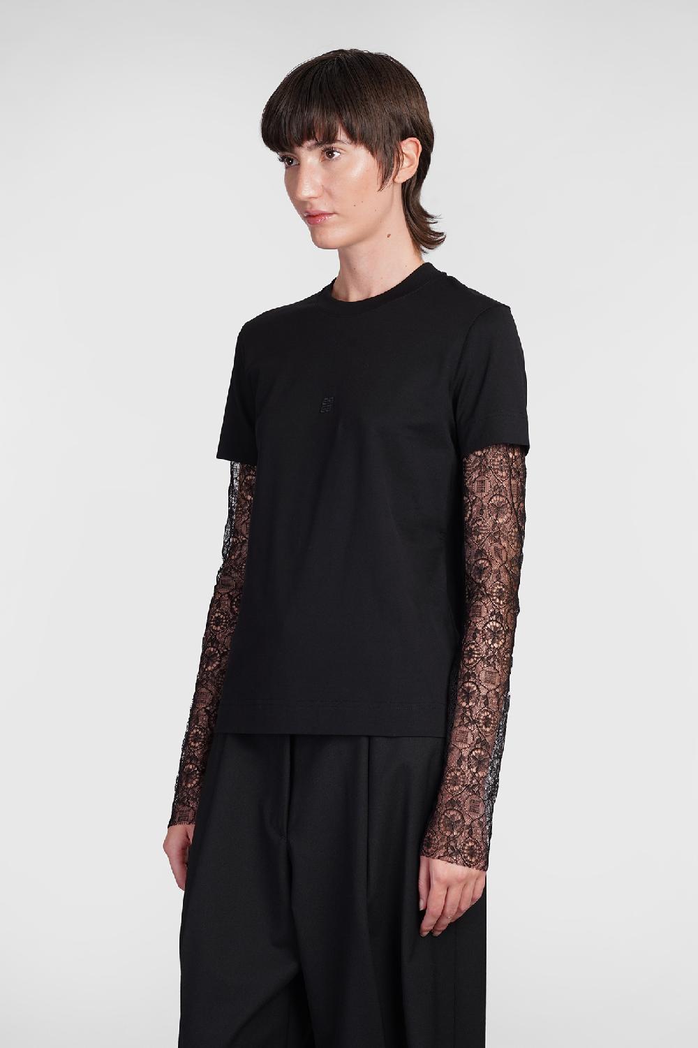 Deliberti Givenchy T-shirt in cotone nero cod. 404608 - Deliberti The Luxury Shopping In vendita