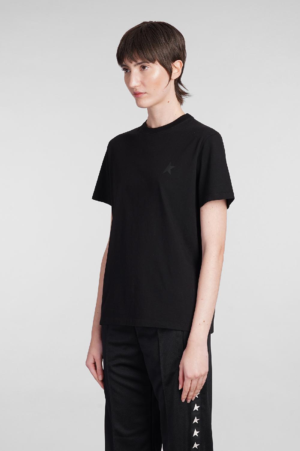 Deliberti Golden Goose Deluxe Brand T-shirt in cotone nero cod. 394433 - Deliberti The Luxury Shopping Vendita