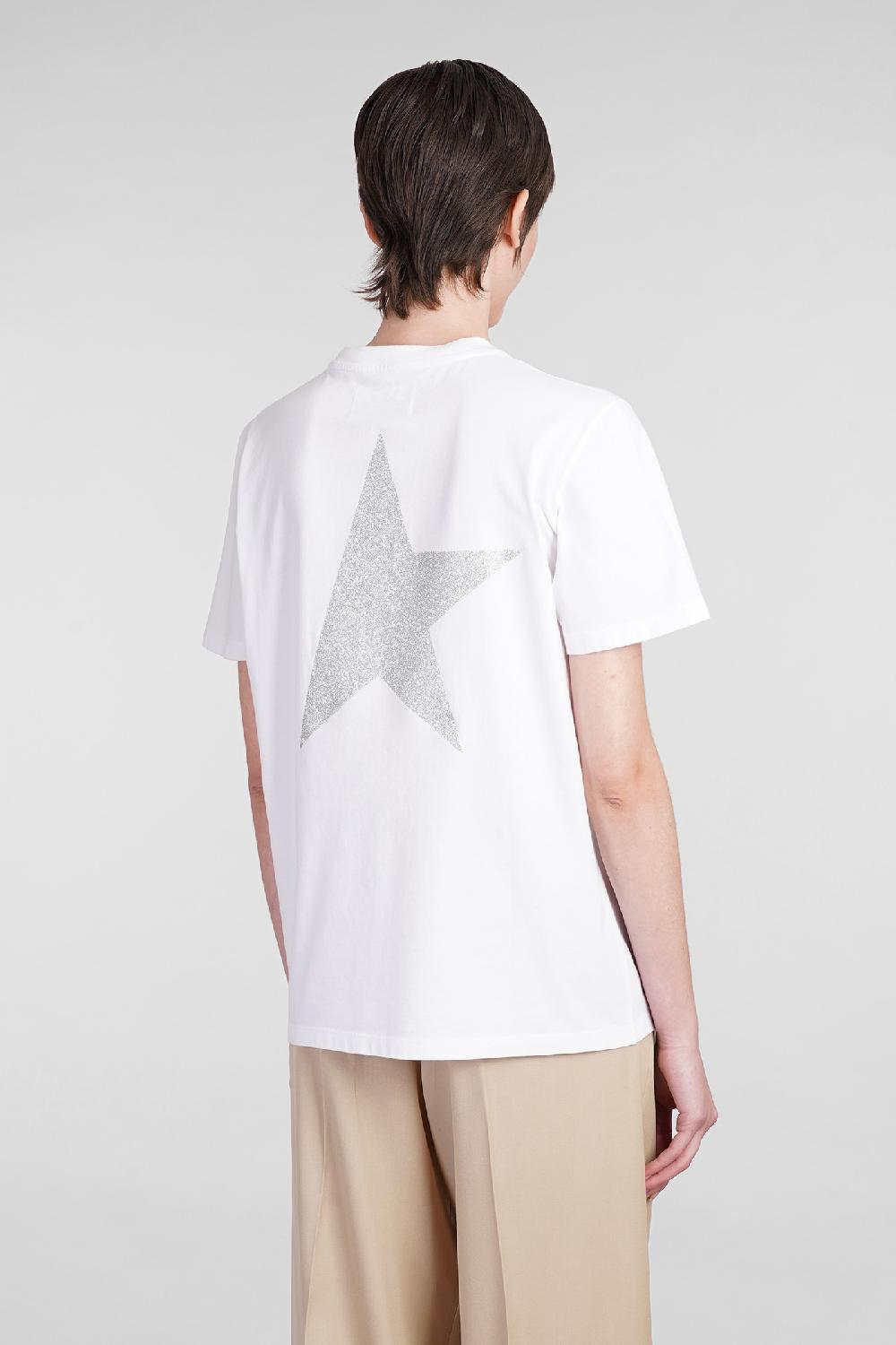 Deliberti Golden Goose Deluxe Brand T-shirt in cotone bianco cod. 394423 - Deliberti The Luxury Shopping Promozione