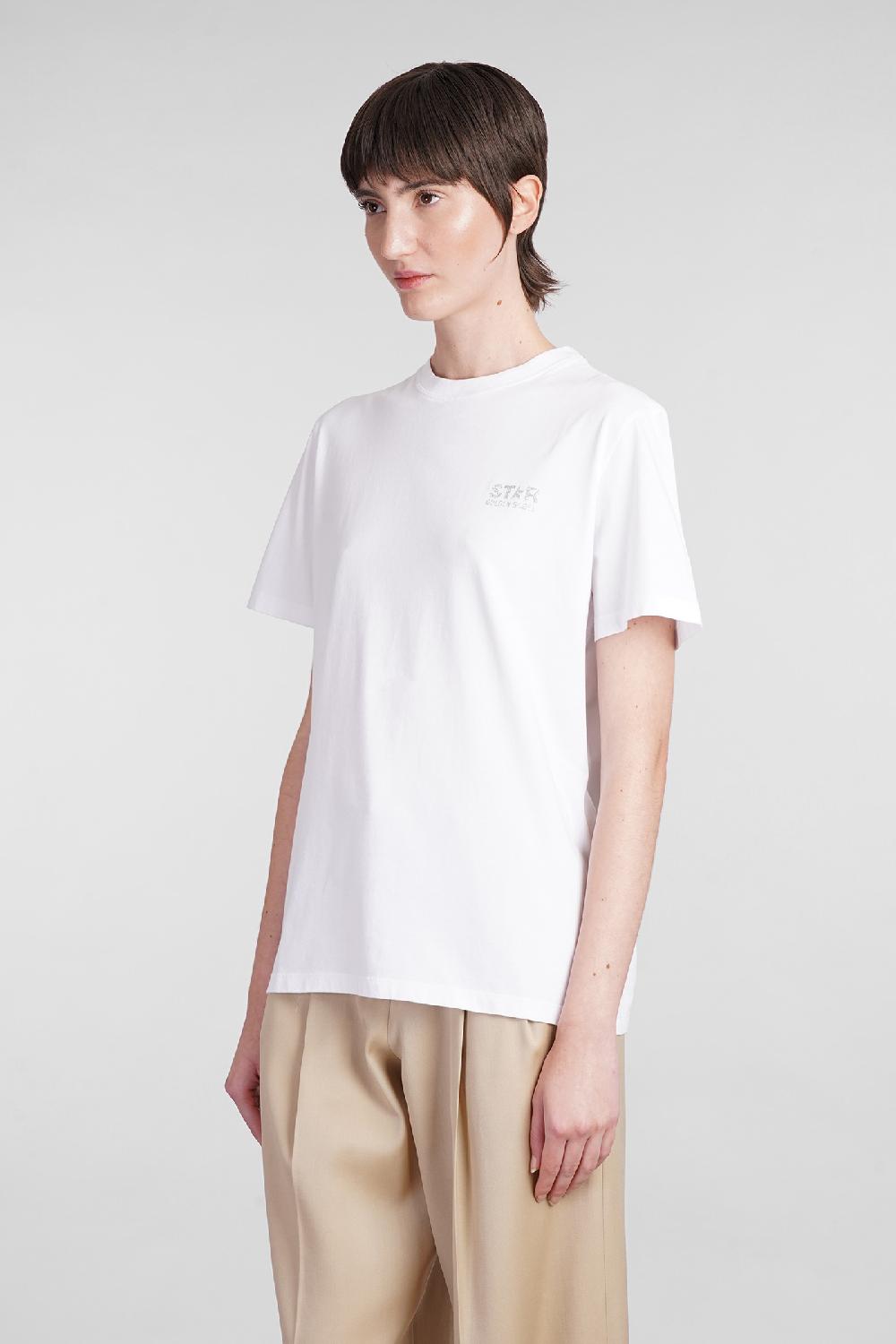 Deliberti Golden Goose Deluxe Brand T-shirt in cotone bianco cod. 394423 - Deliberti The Luxury Shopping Promozione