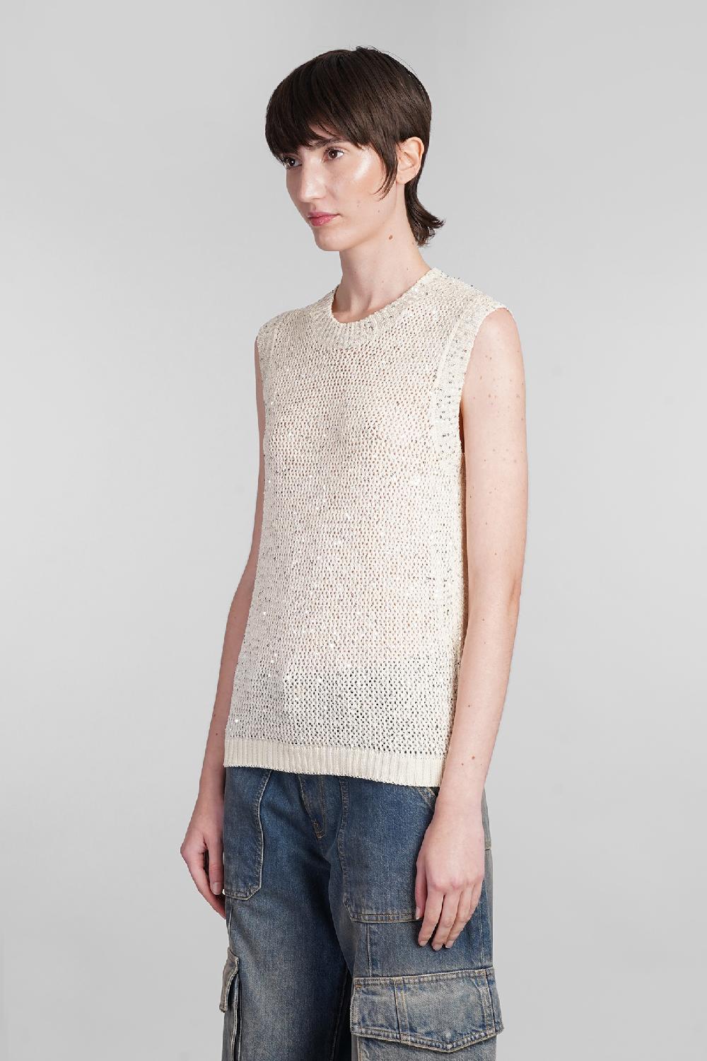 Deliberti Golden Goose Deluxe Brand Topwear in poliammide bianca cod. 401913 - Deliberti The Luxury Shopping Pezzi Unici