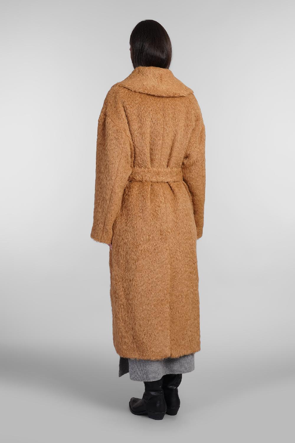 Deliberti Golden Goose Deluxe Brand Cappotto in lana cuoio naturale cod. 404851 - Deliberti The Luxury Shopping Qualità Garantita