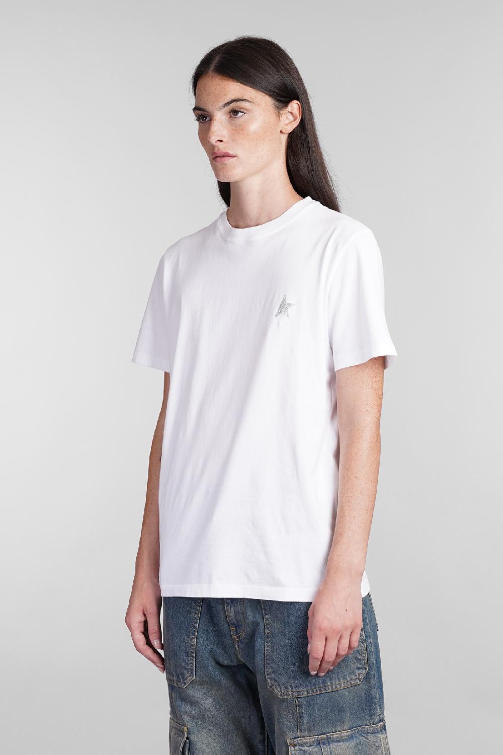 Deliberti Golden Goose Deluxe Brand T-shirt in cotone bianco cod. 404896 - Deliberti The Luxury Shopping Negozi Online