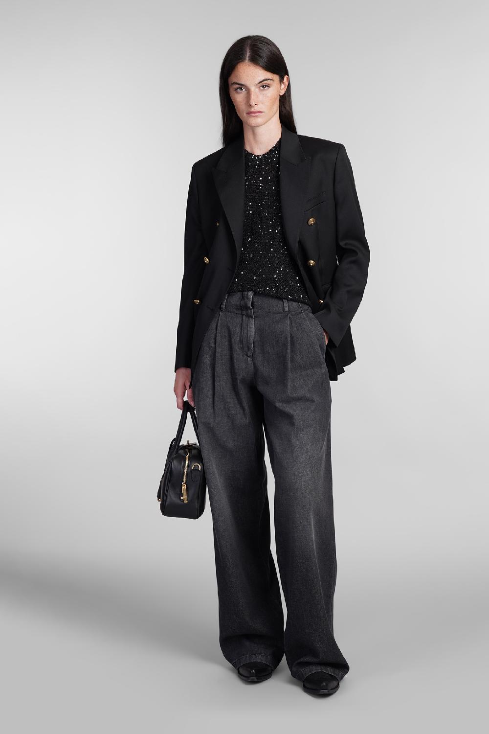 Deliberti Golden Goose Deluxe Brand Topwear in poliammide nera cod. 401781 - Deliberti The Luxury Shopping Fino Al -60%