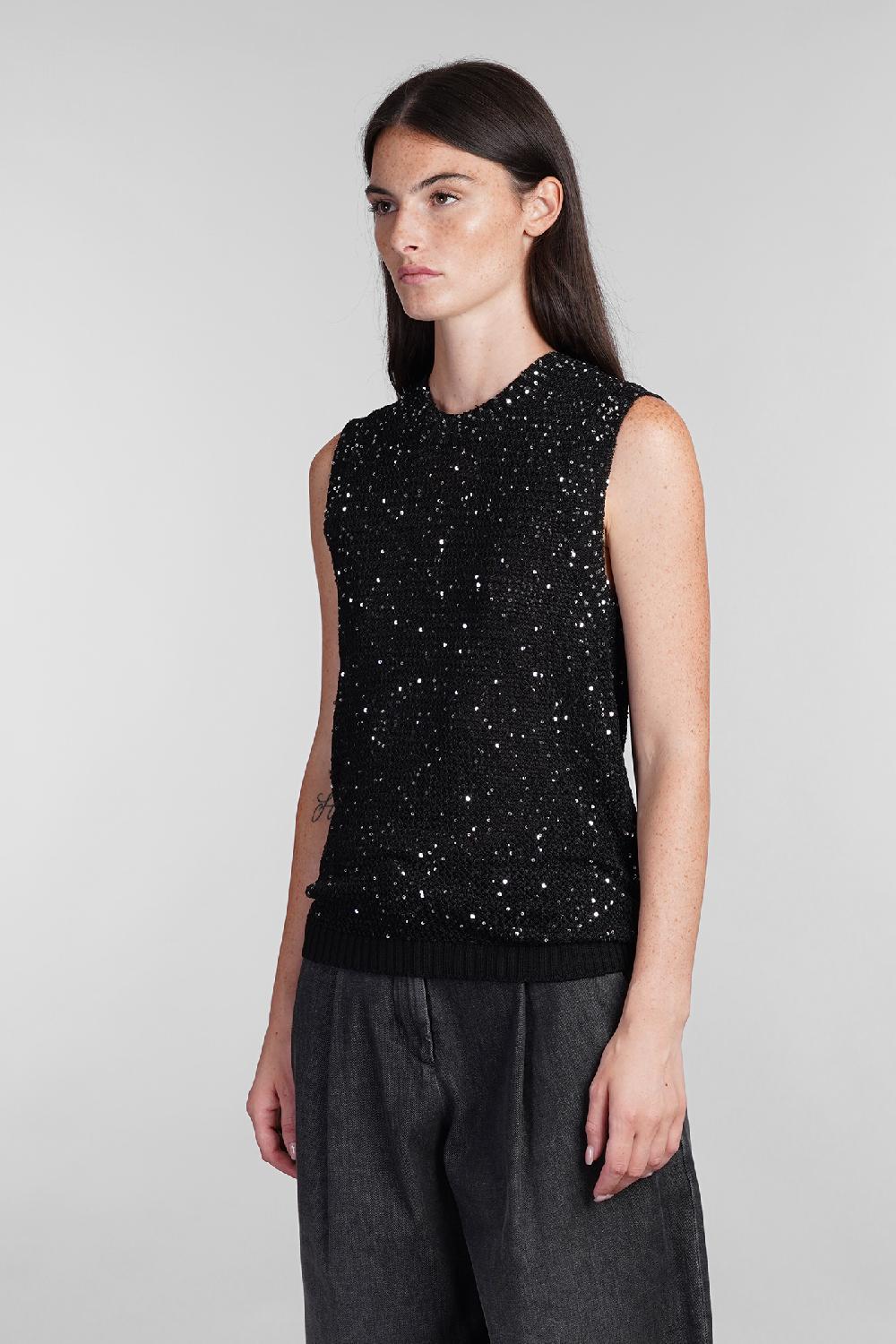 Deliberti Golden Goose Deluxe Brand Topwear in poliammide nera cod. 401781 - Deliberti The Luxury Shopping Fino Al -60%