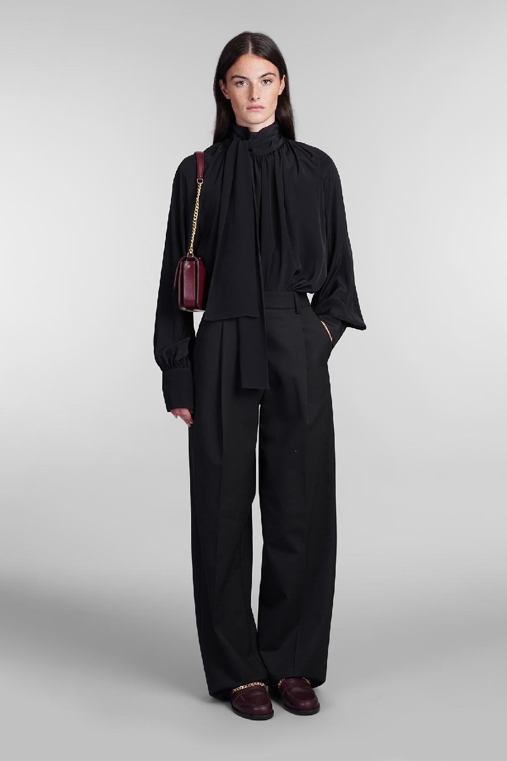 Deliberti Golden Goose Deluxe Brand Blusa in seta nera cod. 402268 - Deliberti The Luxury Shopping Affare Del Giorno