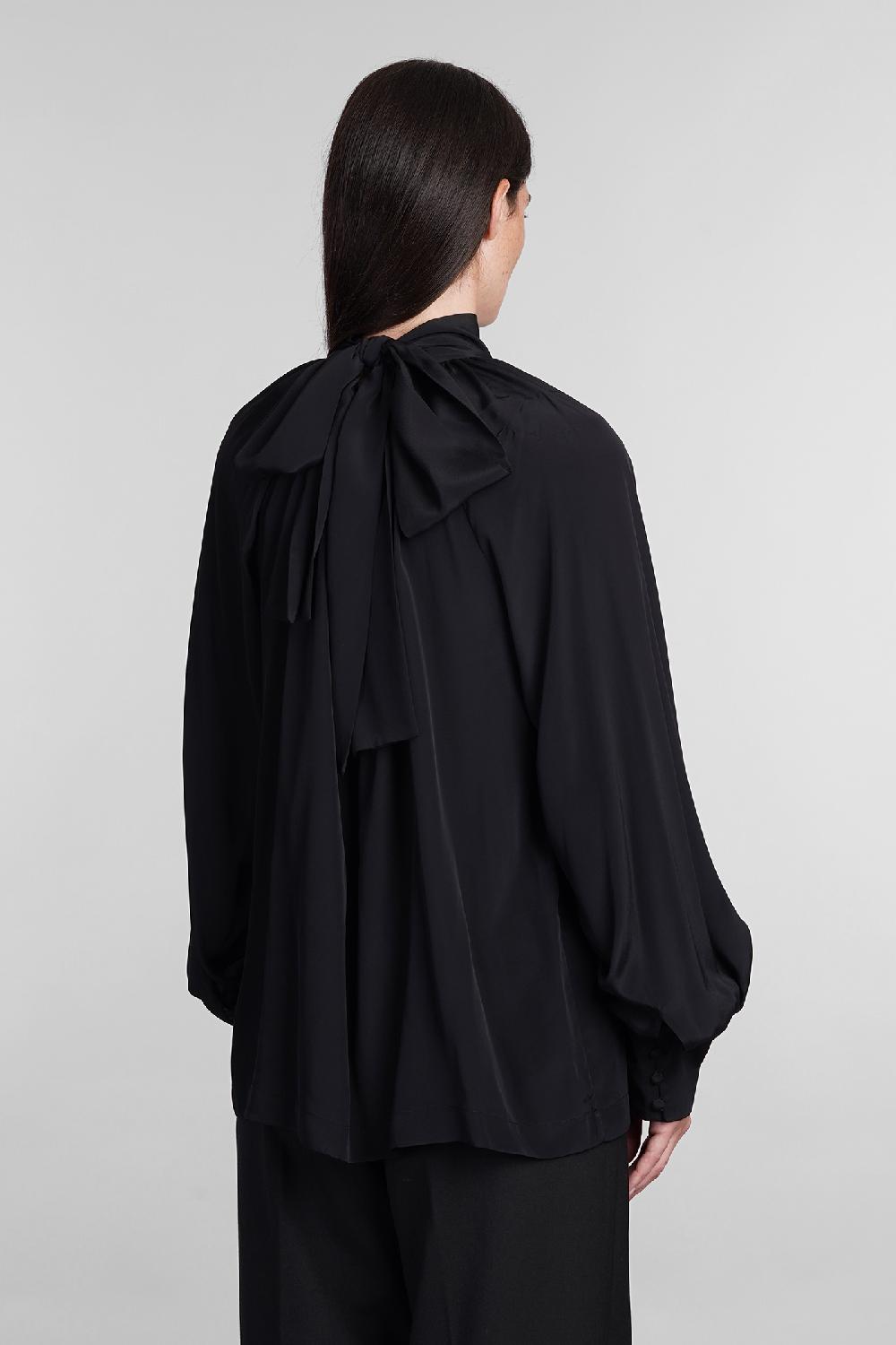 Deliberti Golden Goose Deluxe Brand Blusa in seta nera cod. 402268 - Deliberti The Luxury Shopping Affare Del Giorno