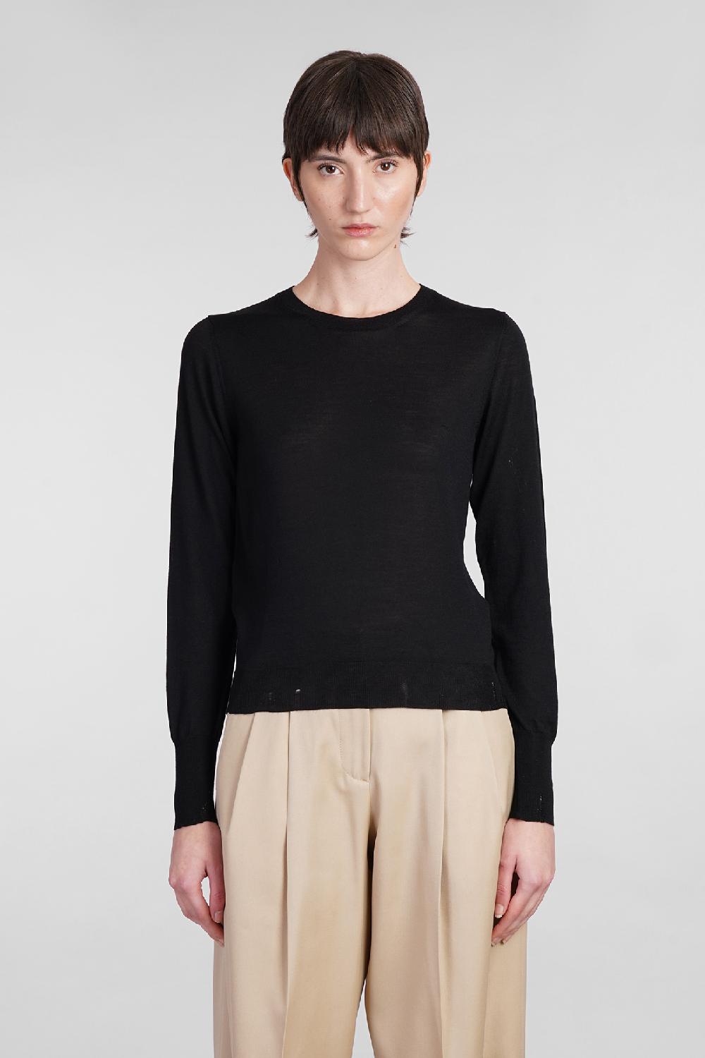 Deliberti Golden Goose Deluxe Brand Maglia in lana nera cod. 401564 - Deliberti The Luxury Shopping