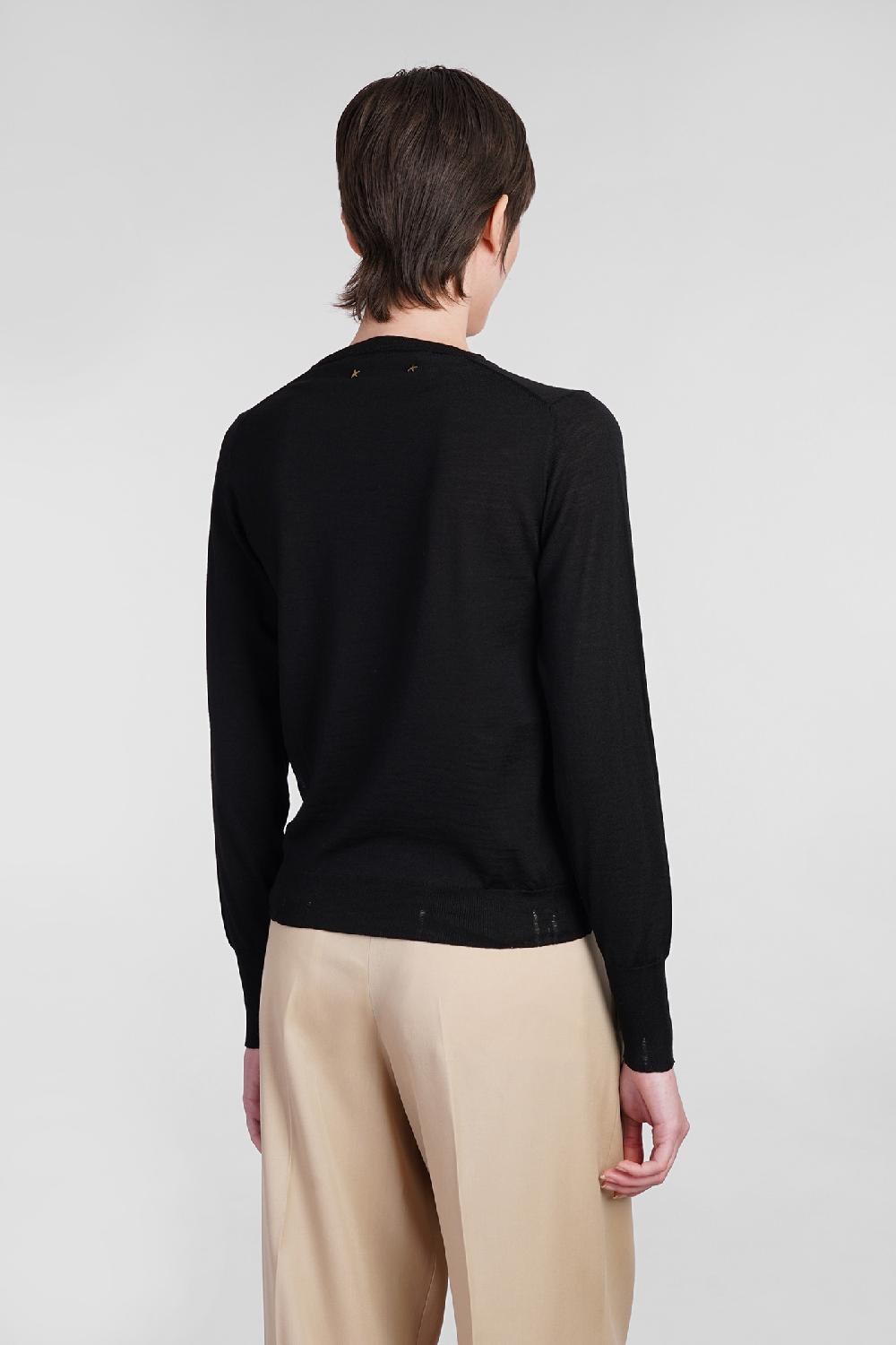 Deliberti Golden Goose Deluxe Brand Maglia in lana nera cod. 401564 - Deliberti The Luxury Shopping Prezzo Ridotto