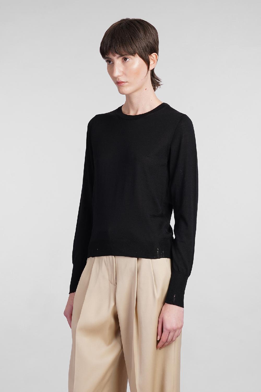Deliberti Golden Goose Deluxe Brand Maglia in lana nera cod. 401564 - Deliberti The Luxury Shopping Prezzo Ridotto