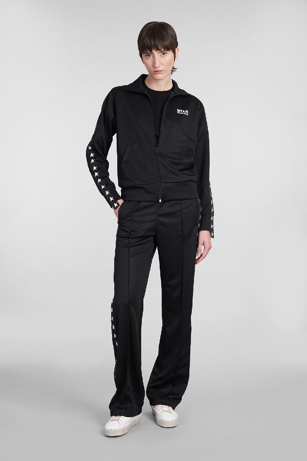 Deliberti Golden Goose Deluxe Brand Felpa in poliestere nero cod. 401569 - Deliberti The Luxury Shopping Convenienza