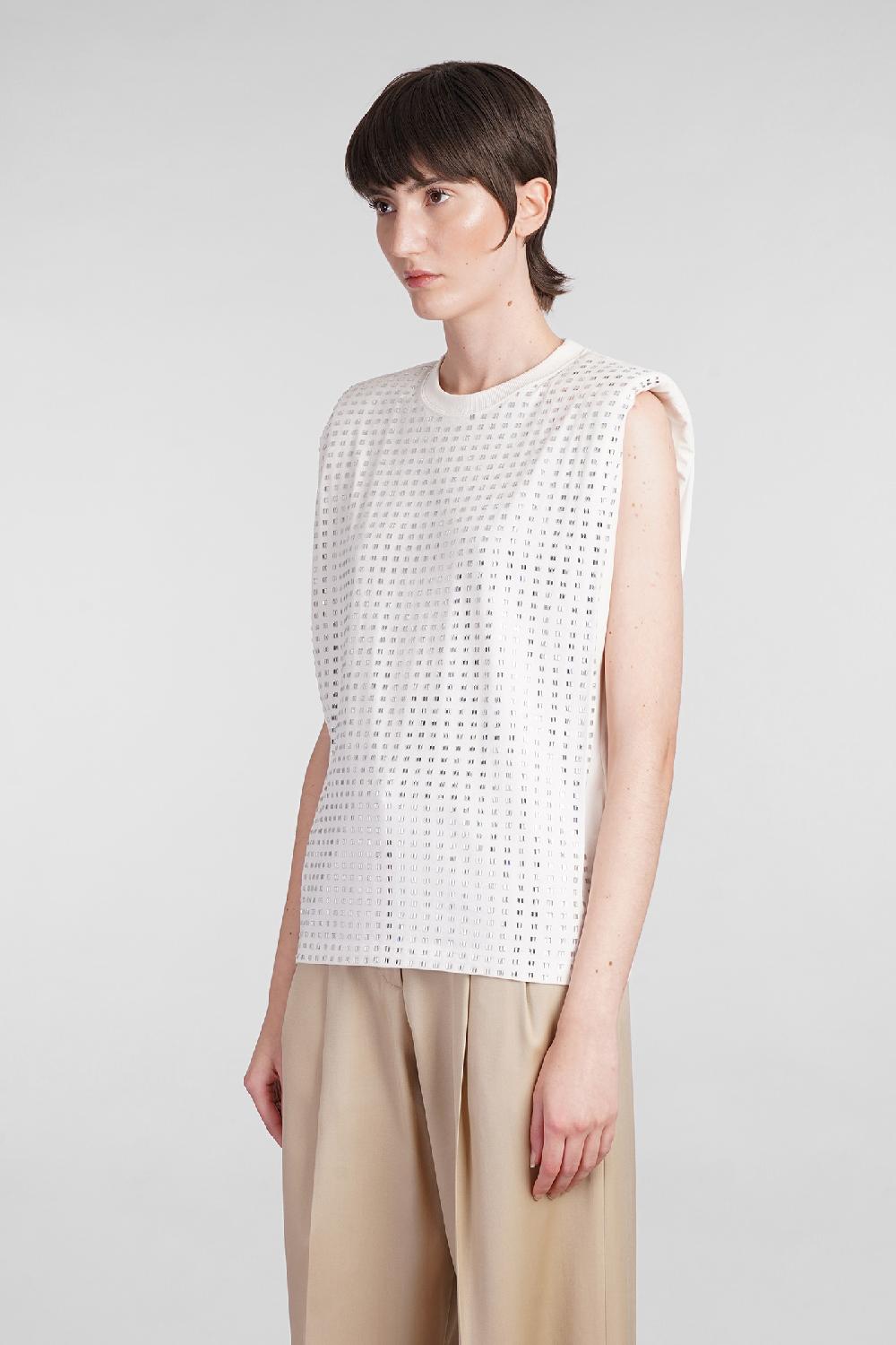 Deliberti Golden Goose Deluxe Brand Topwear in cotone bianco cod. 401573 - Deliberti The Luxury Shopping Novità