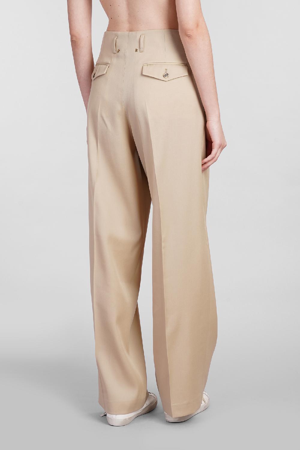 Deliberti Golden Goose Deluxe Brand Pantalone in lana beige cod. 401575 - Deliberti The Luxury Shopping Presa
